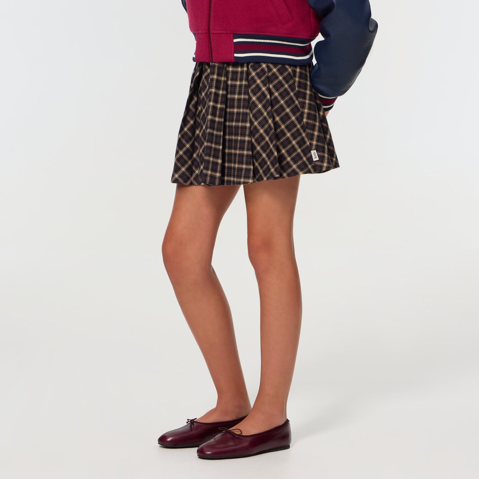 Kith Kids Micro Plaid Pleated Skirt - Chest - PH