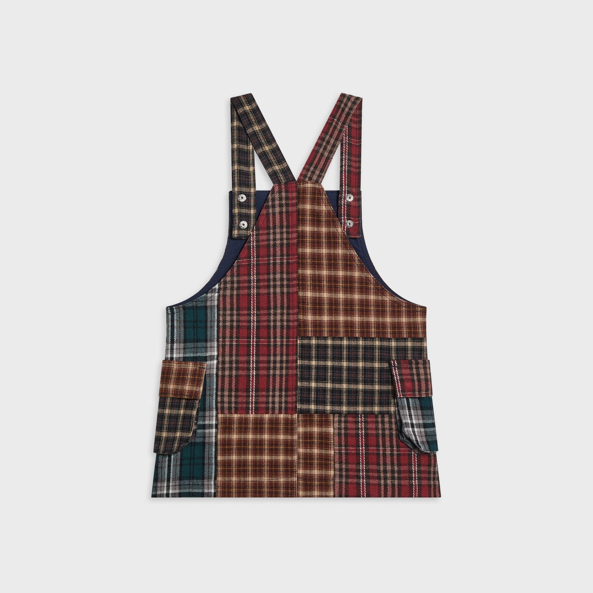 Kith Kids Patchwork Plaid Overall Dress - Chest - PH