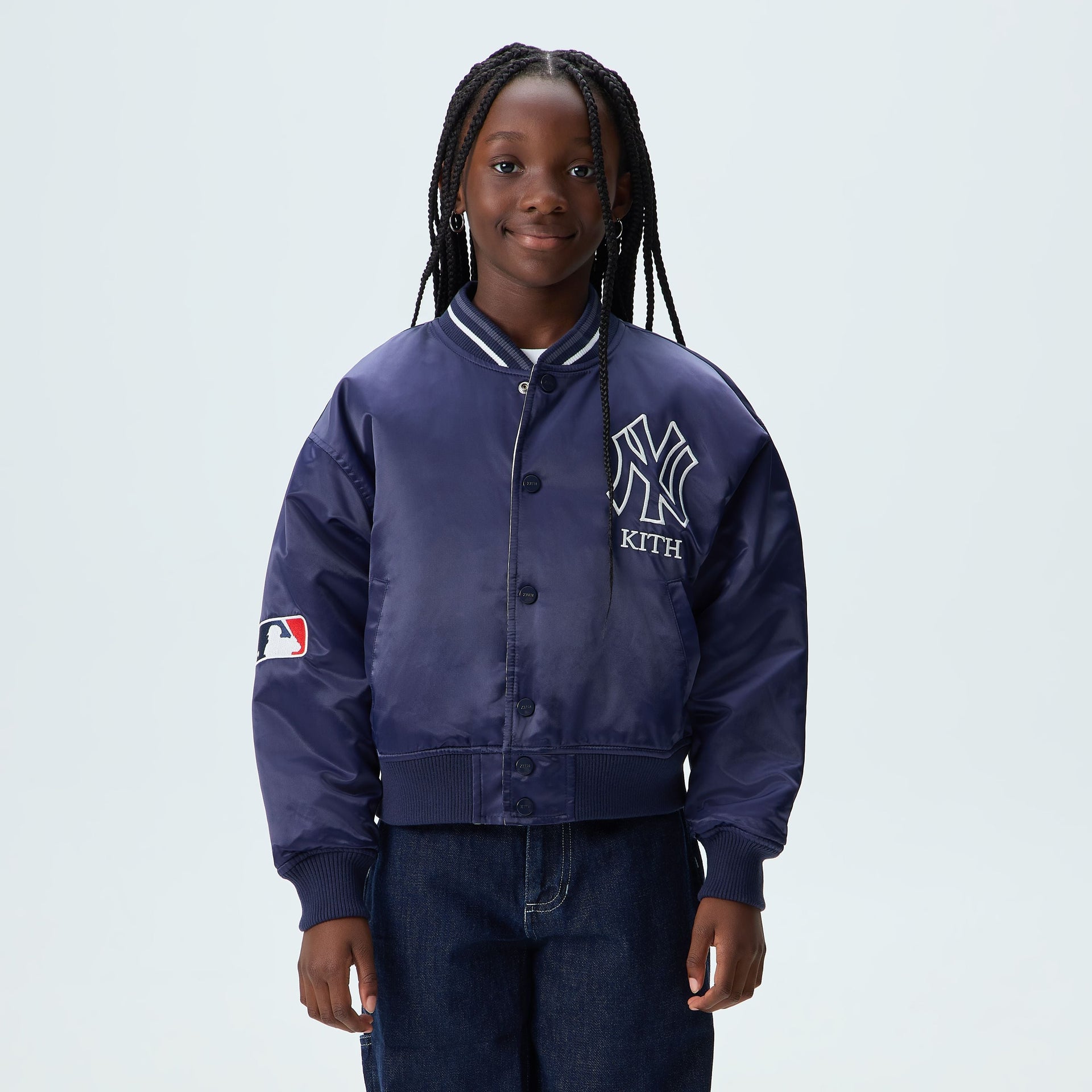 Kith Kids for the New York Yankees Reversible Gorman Jacket - Nocturnal - PH