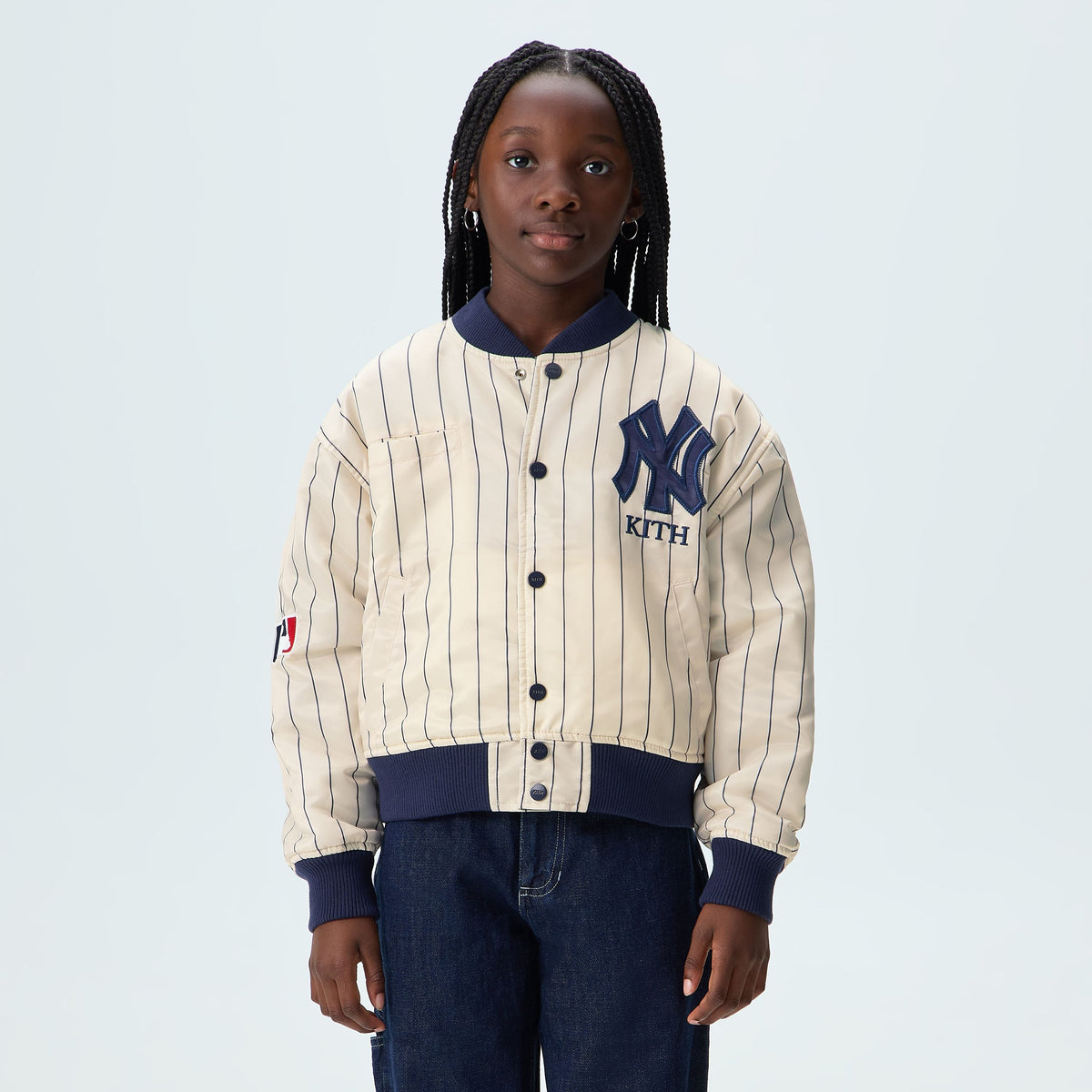 Kith Kids for the New York Yankees Reversible Gorman Jacket - Nocturnal