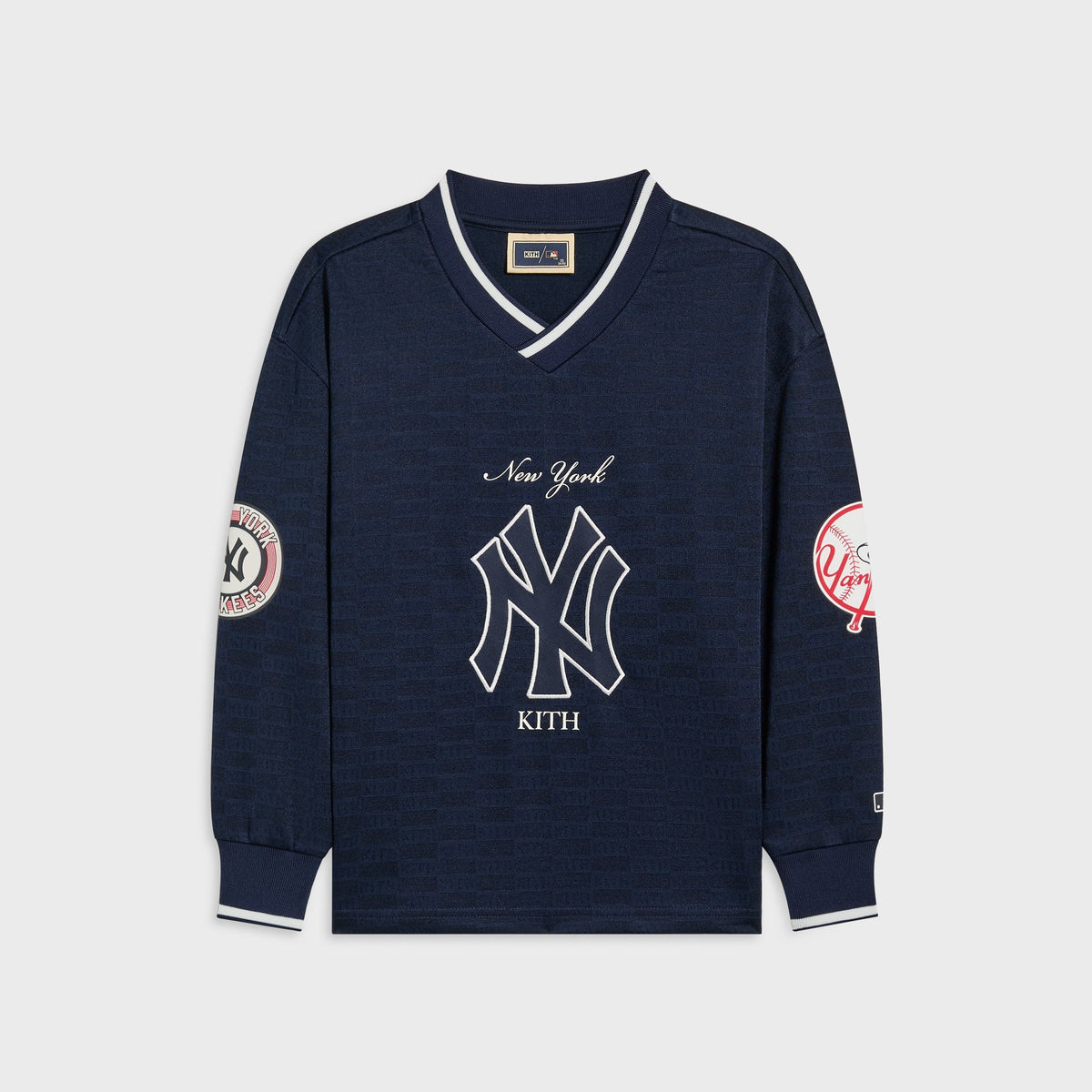 Kith Kids for the New York Yankees Monogram Malik Jersey - Nocturnal - PH