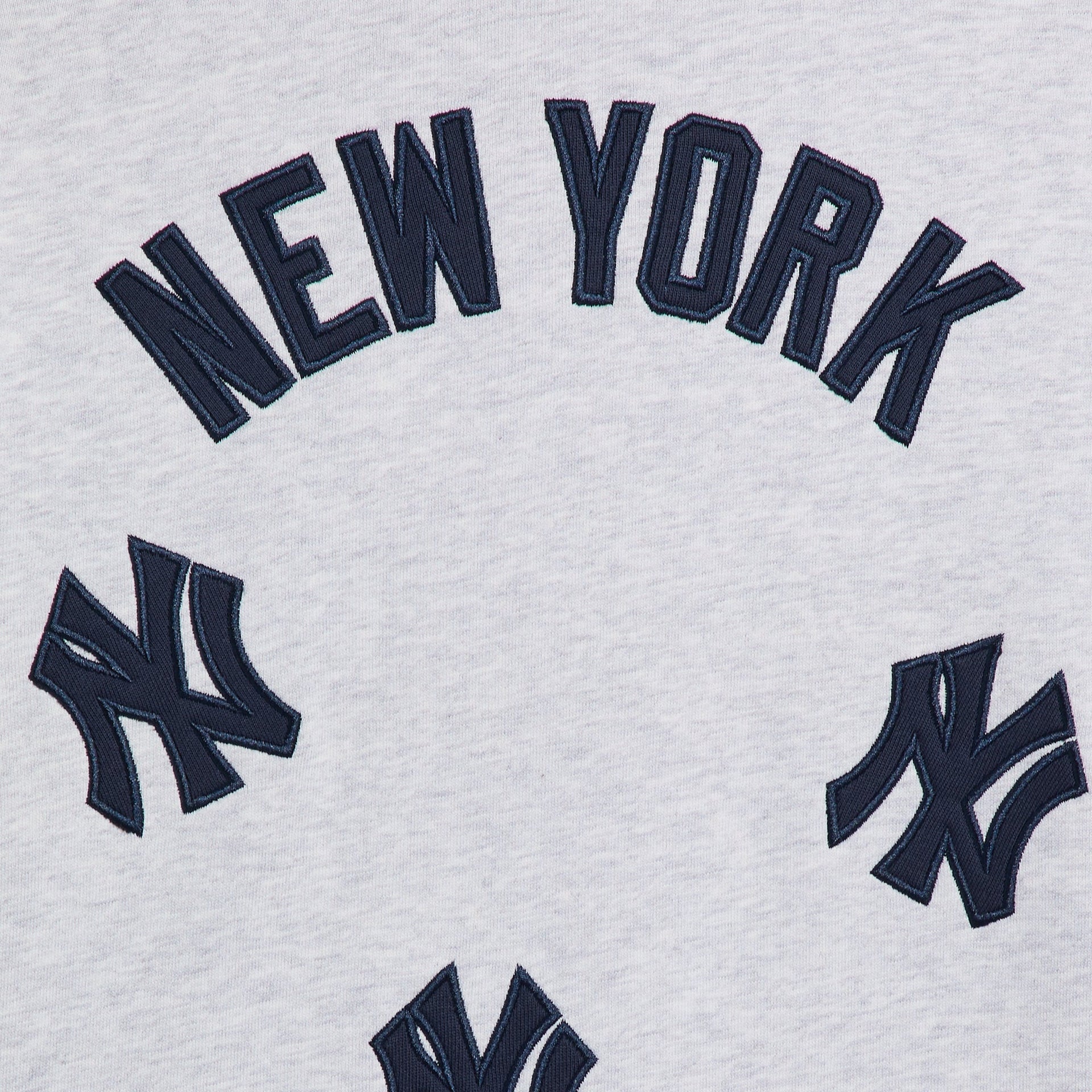 Kith Kids for the New York Yankees Nelson Zip Hoodie - Light Heather Grey - PH