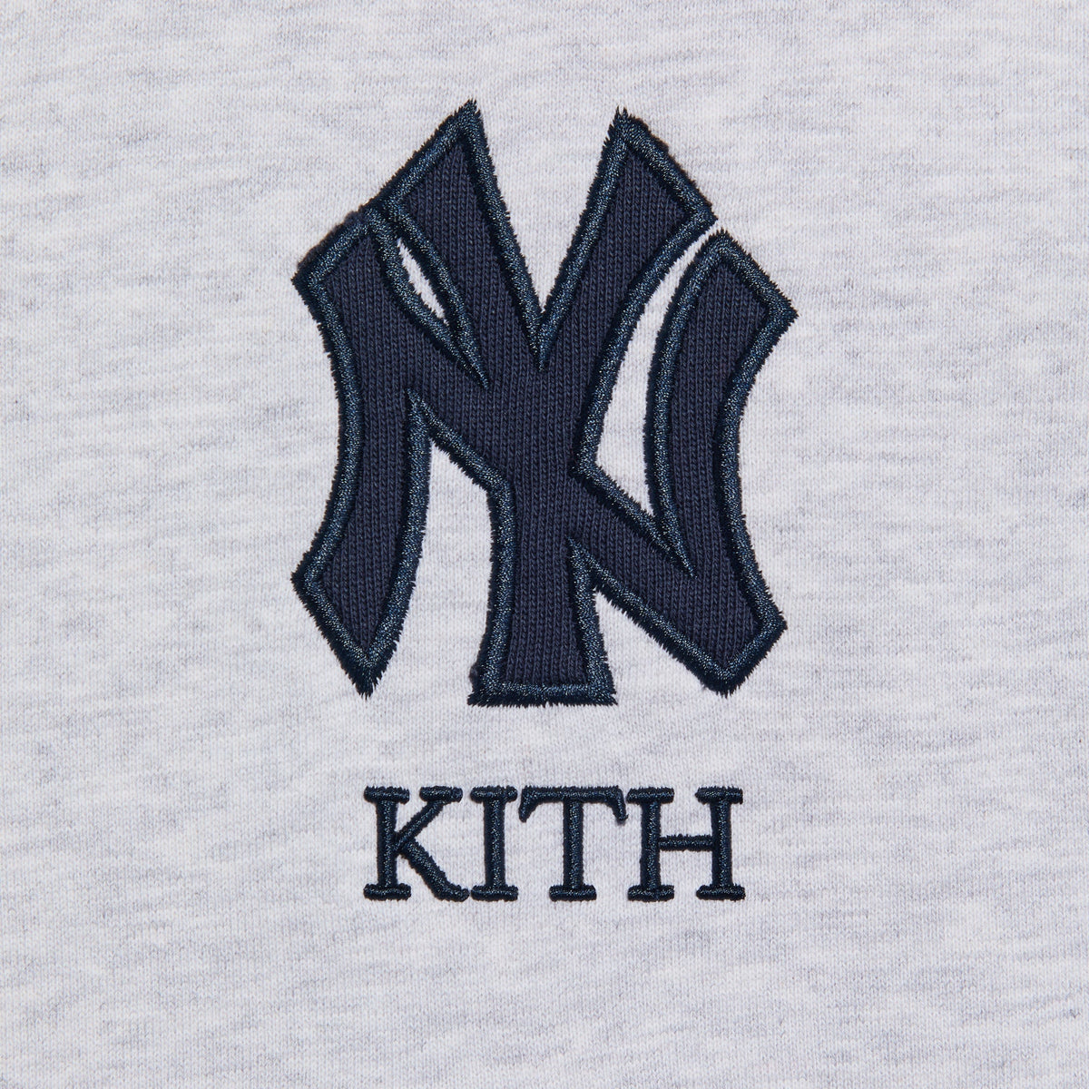 Kith Kids for the New York Yankees Nelson Zip Hoodie - Light Heather Grey - PH