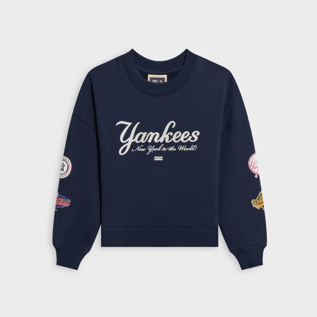Kith Kids for the New York Yankees Nelson Crewneck - Nocturnal - PH