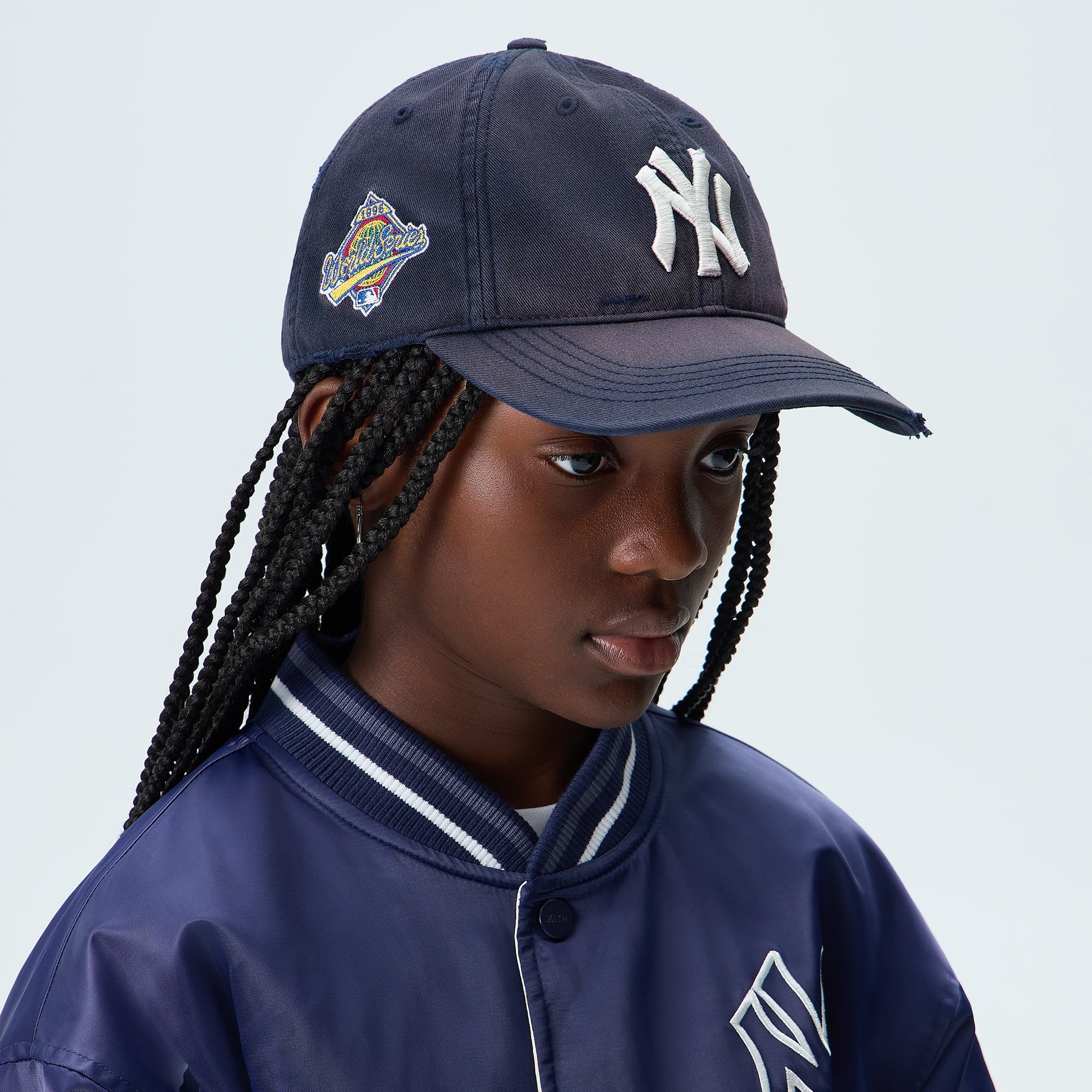 Kith Kids & '47 for the New York Yankees Sun Faded Clean Up Cap - Skylight