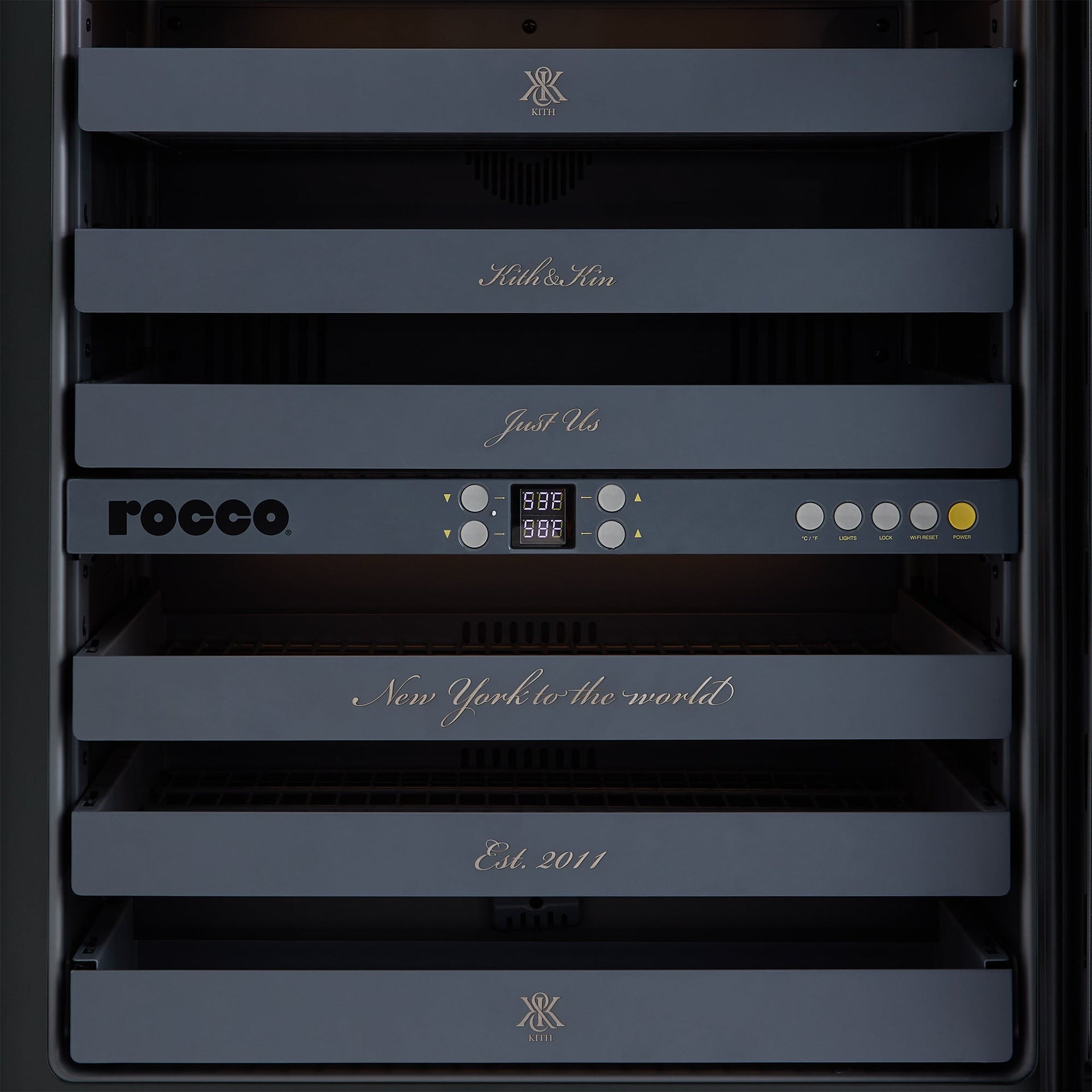 MADE-TO-ORDER | Kith for Rocco Super Smart Fridge - Black - PH