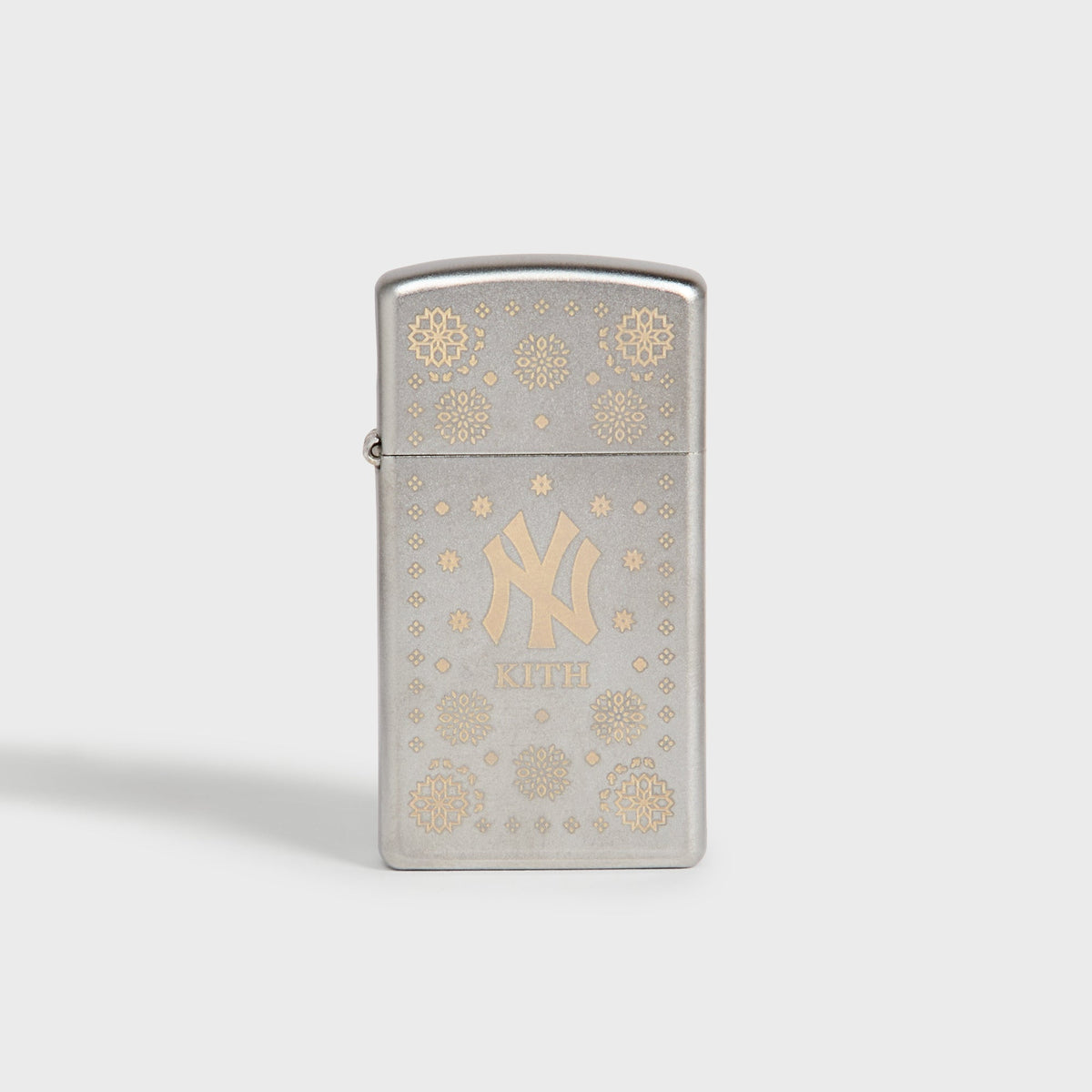 Kith for the New York Yankees Slim Zippo Lighter - Silver