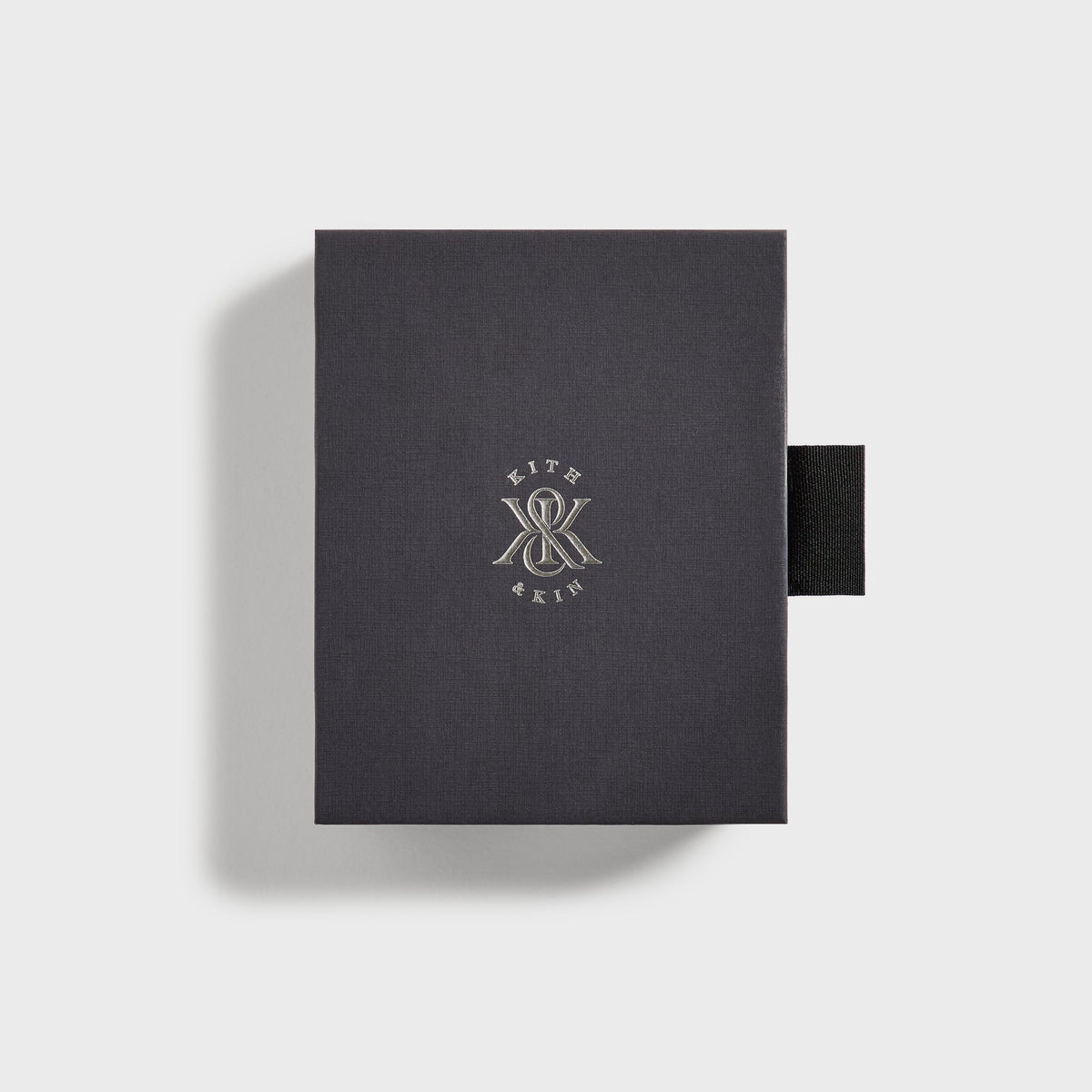 Kith Marble Tumbler black gift box with Kith & Kin logo and pull tab