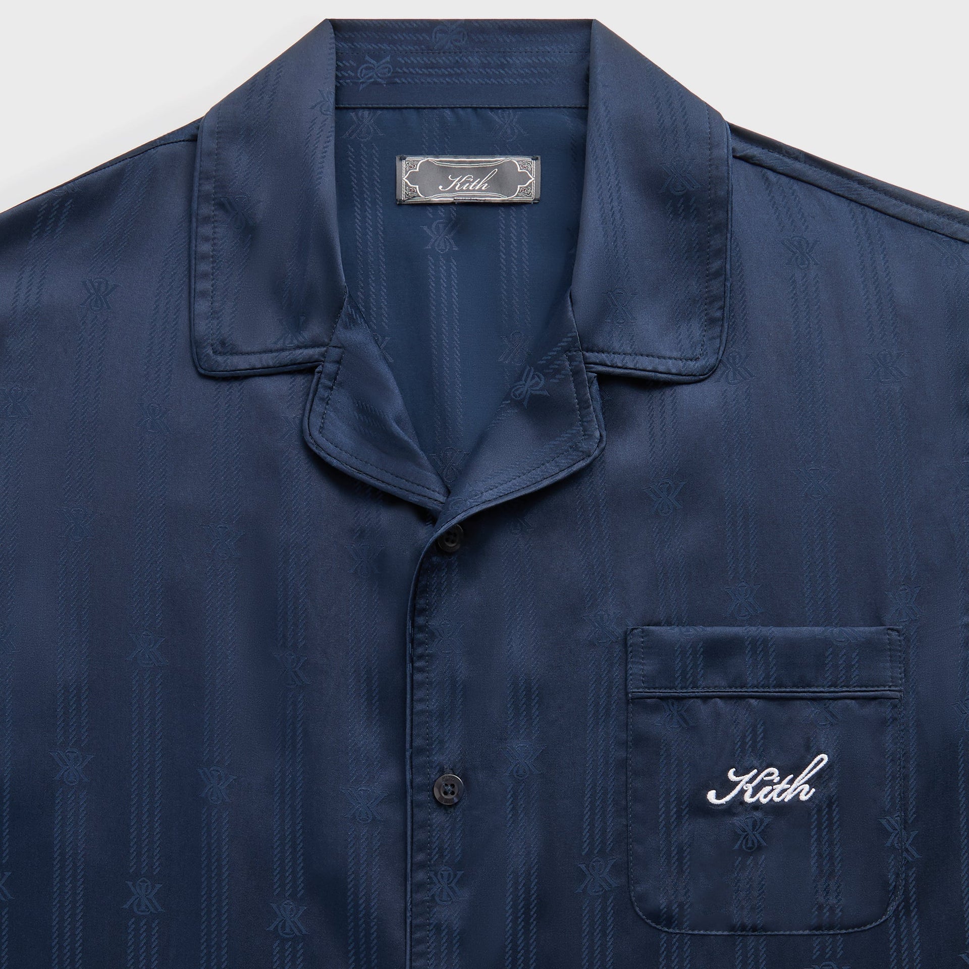 Kith Crest Monogram Pajama Set - Nocturnal