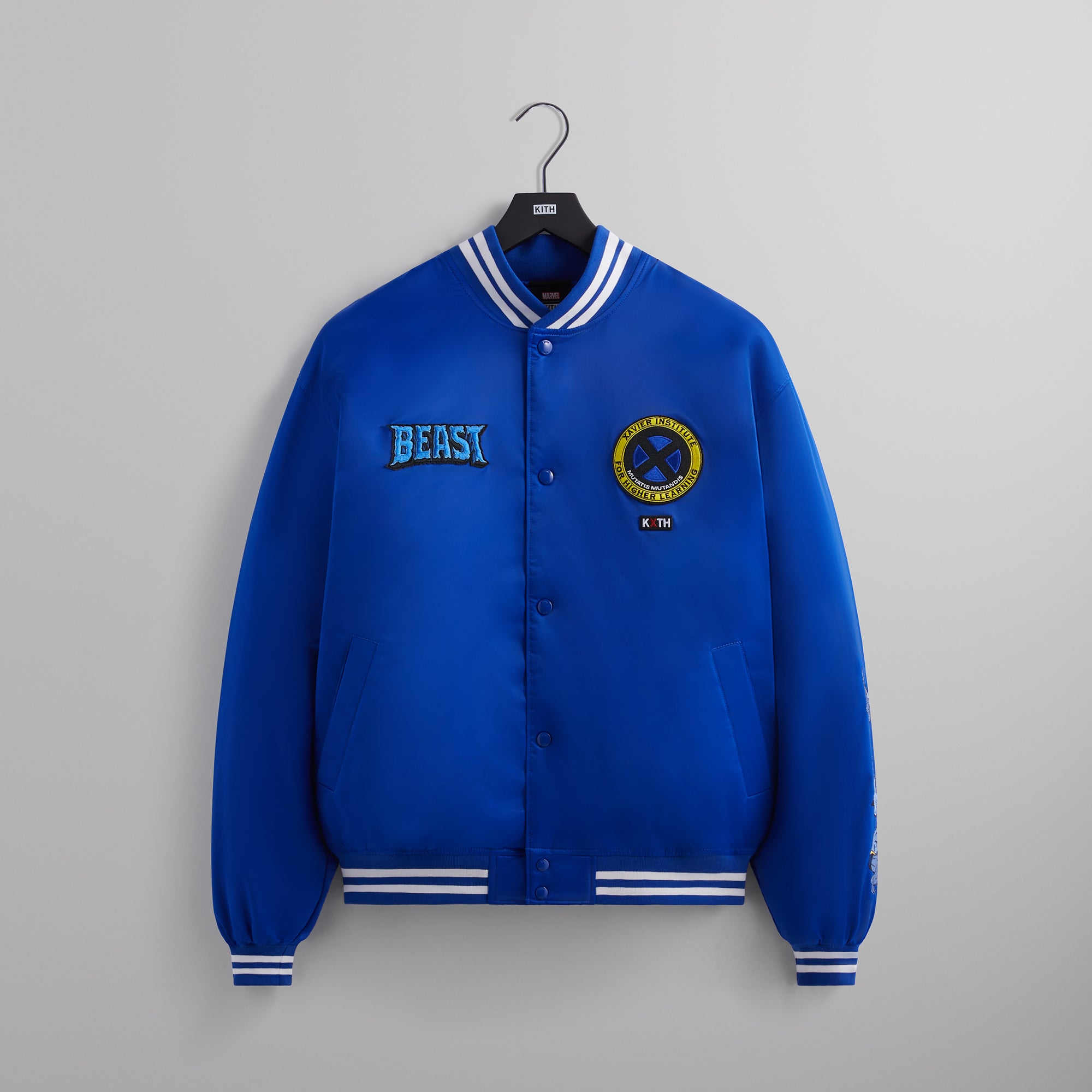 Marvel | Kith for X-Men Beast Satin Bomber Jacket - Cyclone