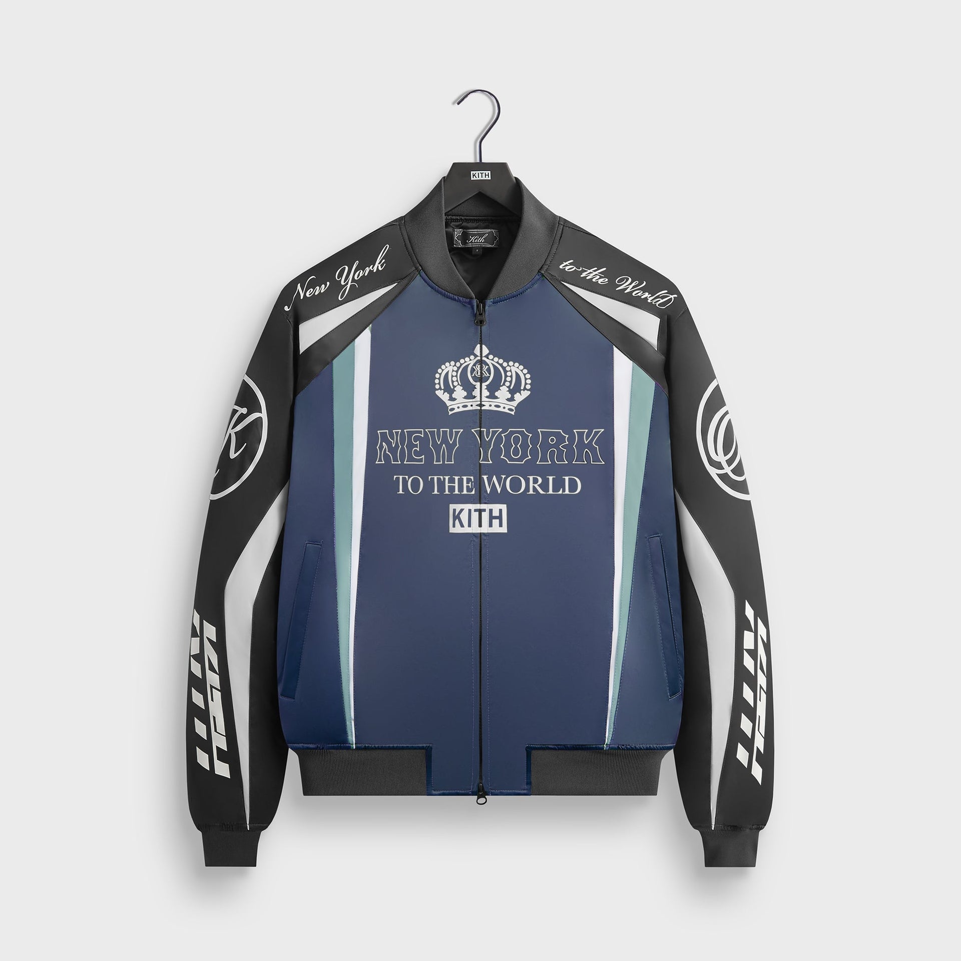 Kith Roy Racing Nylon Bomber Jacket - Nocturnal