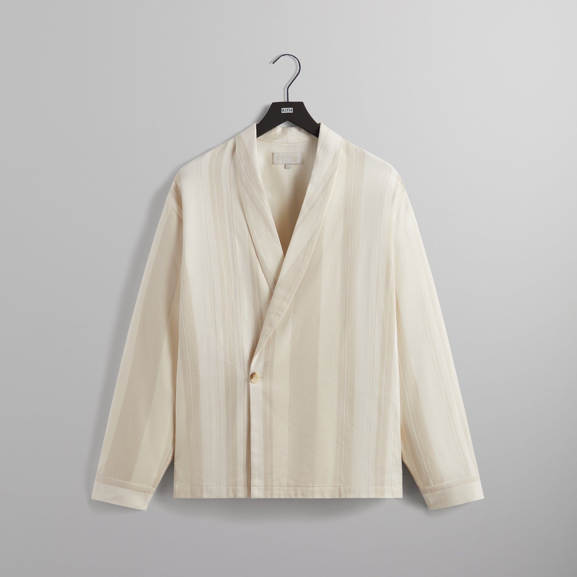 Kith Long Sleeve Thompson Crossover Shirt - Hallow