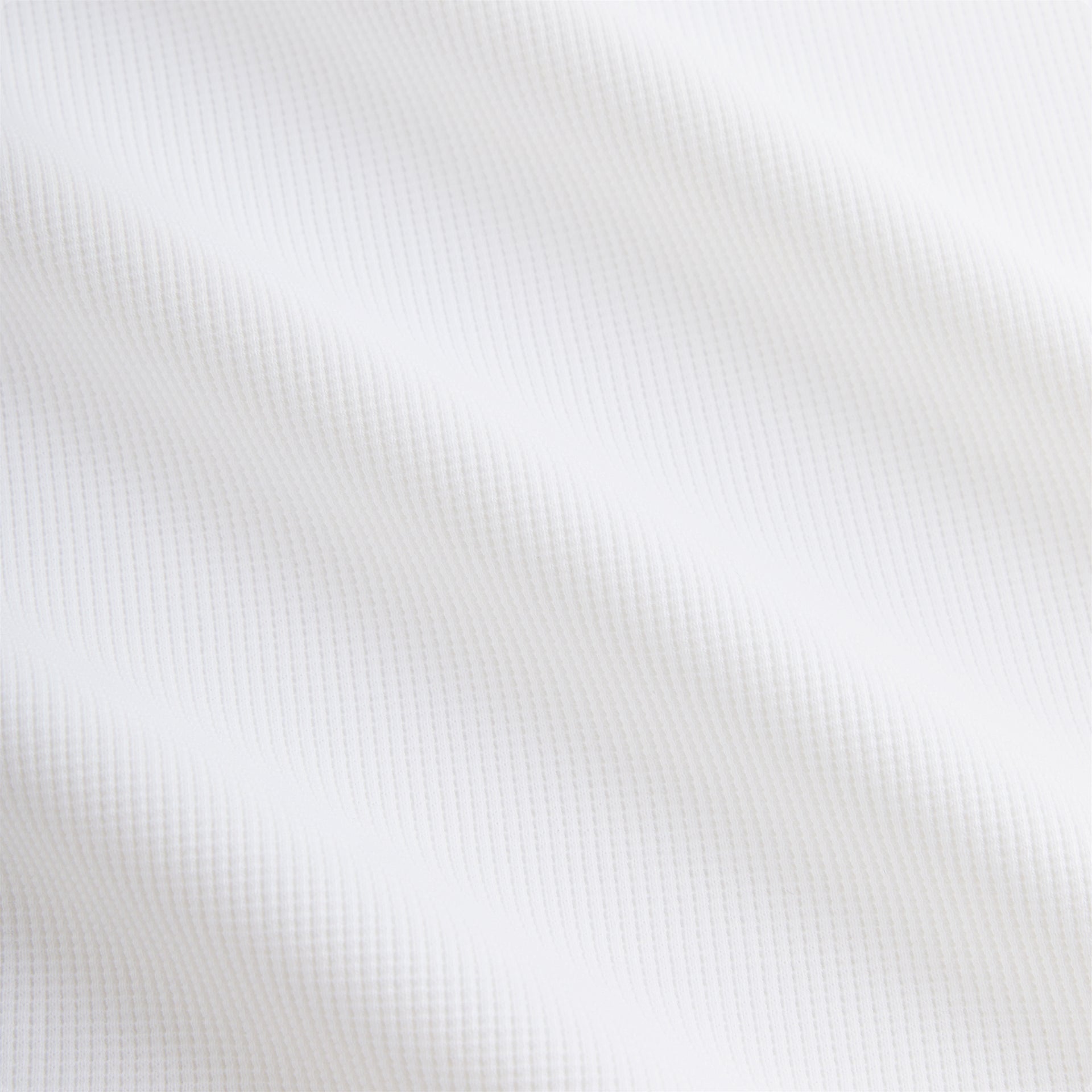Kith Micro Waffle Drew Polo Shirt - White