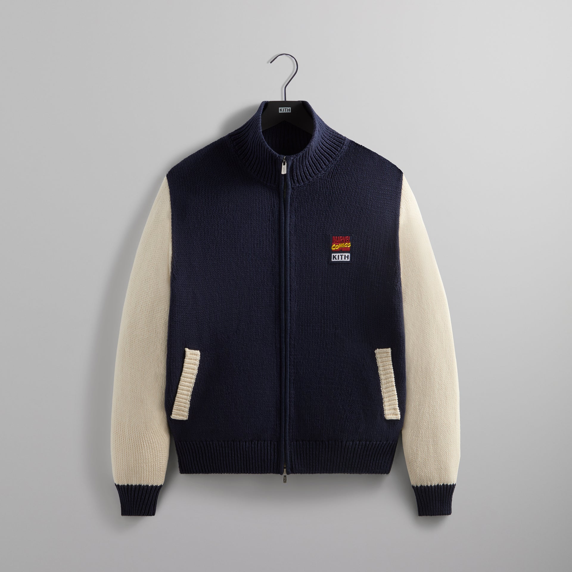 Marvel | kith.momics Wyona Full Zip Sweater - Nocturnal