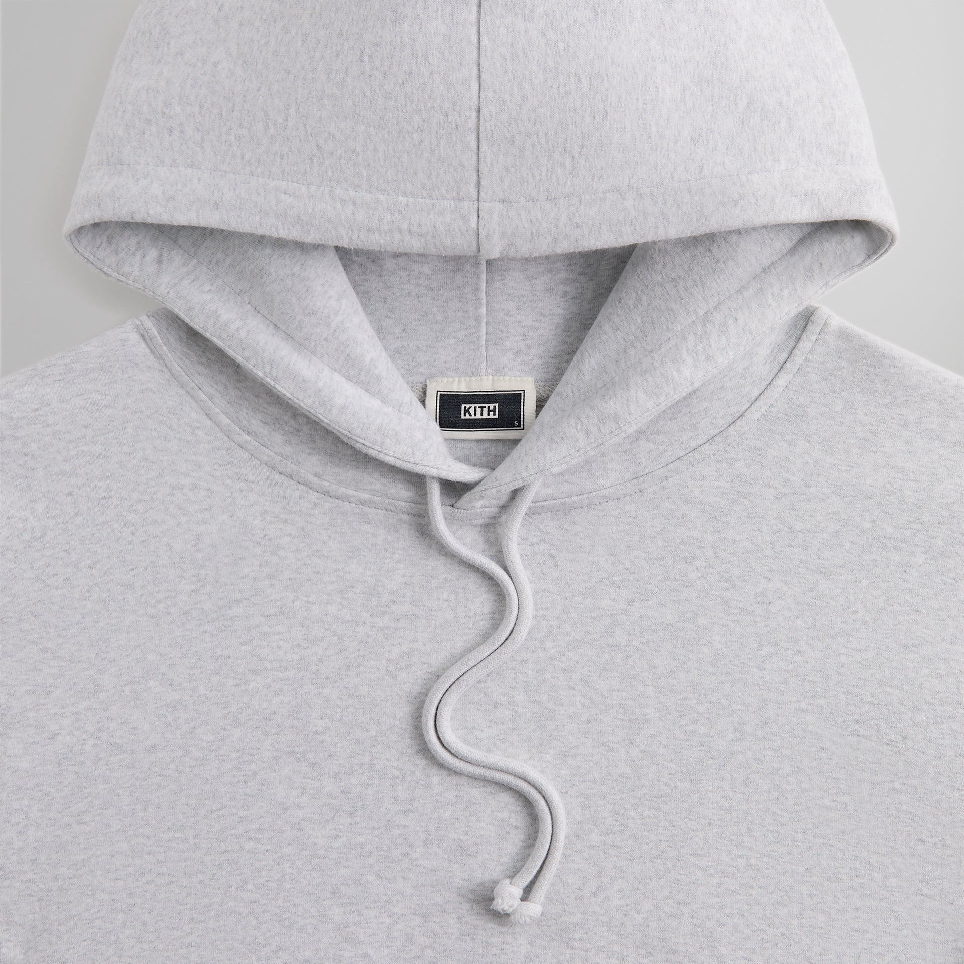 kith.mompact Knit Williams III Hoodie - Light Heather Grey
