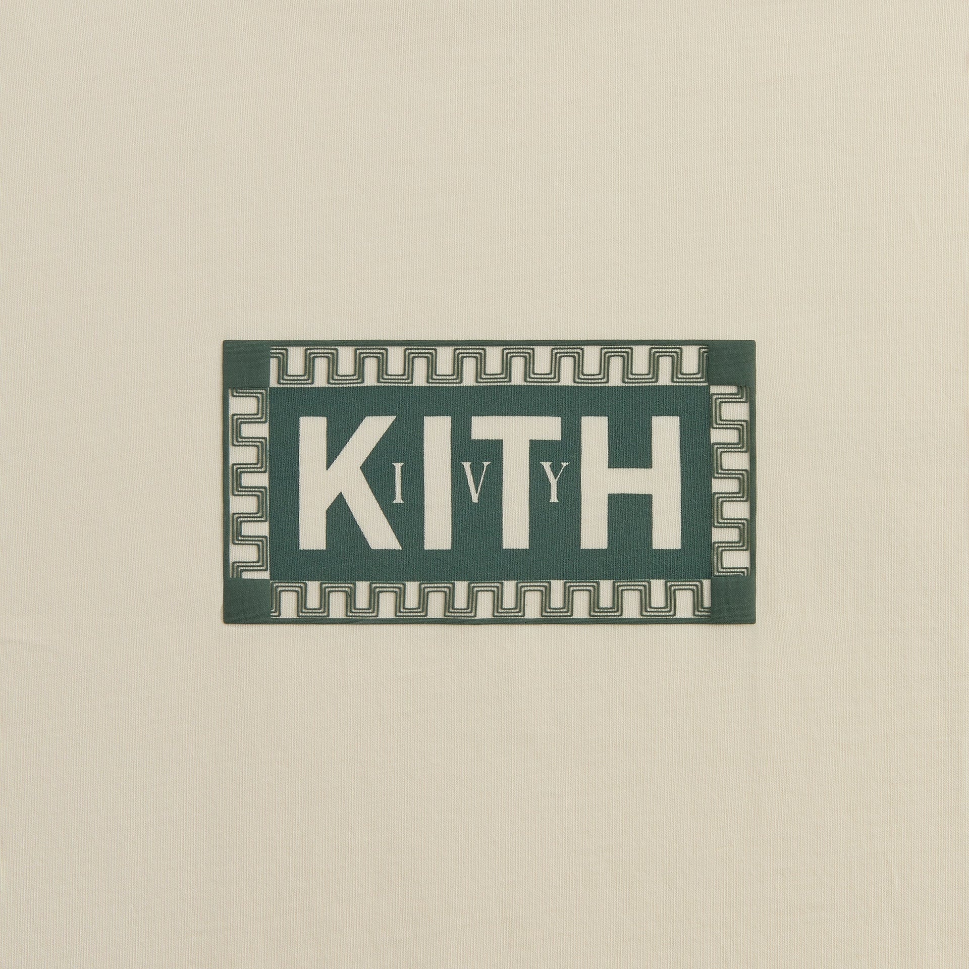 Kith Ivy Classic Logo Long Sleeve Tee - Sandrift