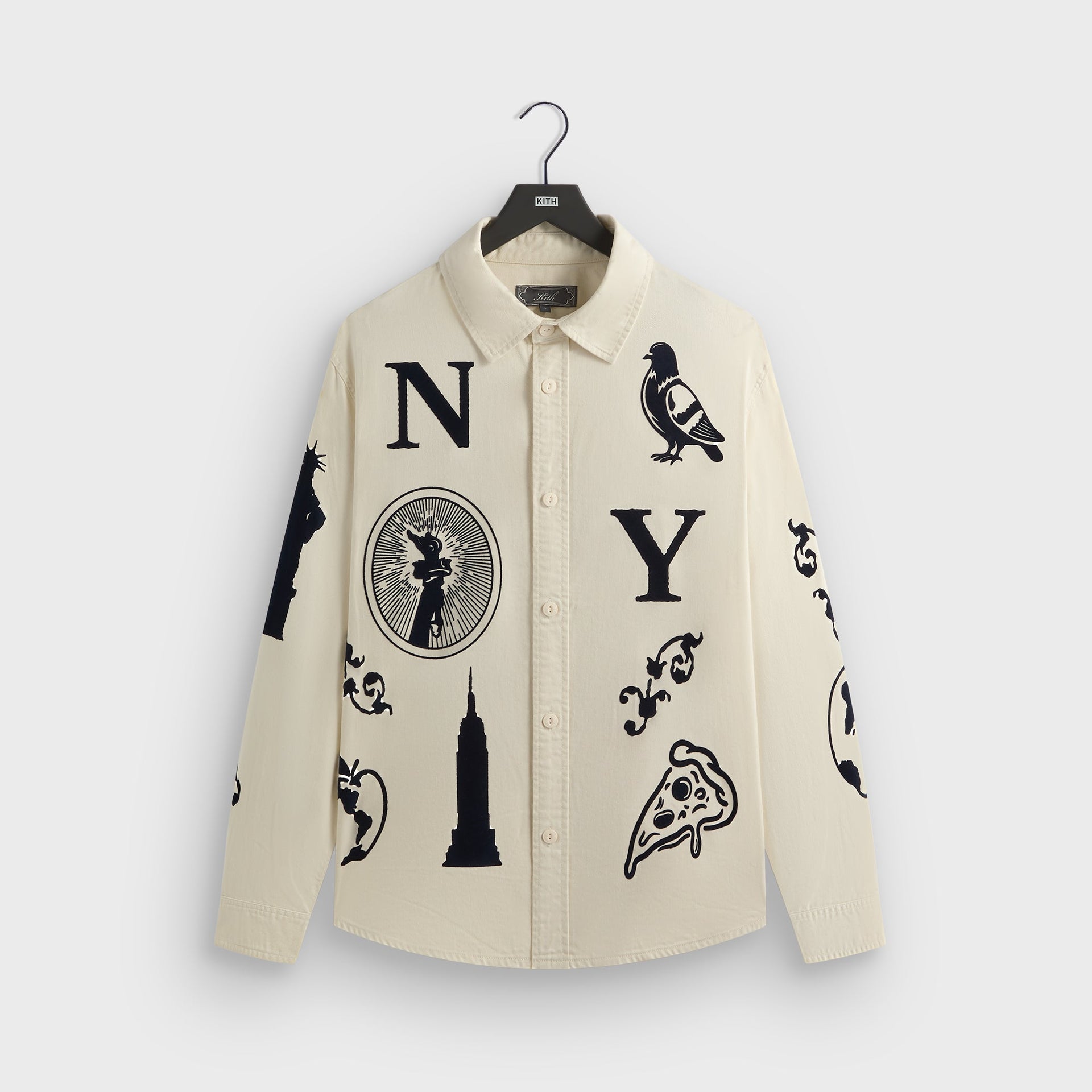 Kith Artisanal NY Graphic Apollo Shirt - Sandrift