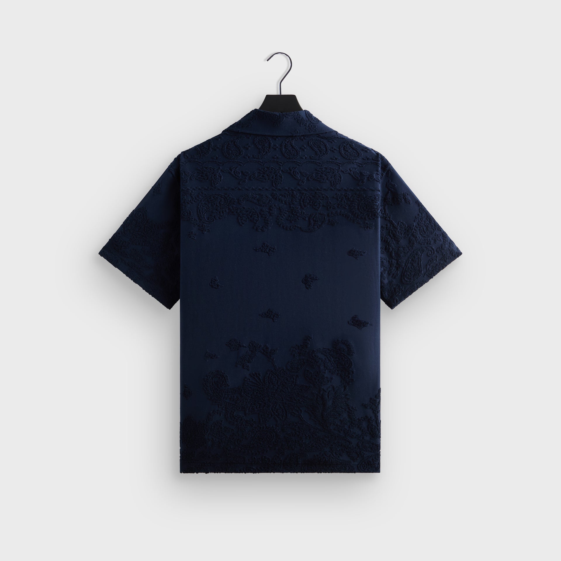 Kith Bandana Micro Terry Thompson Camp Collar Shirt - Nocturnal