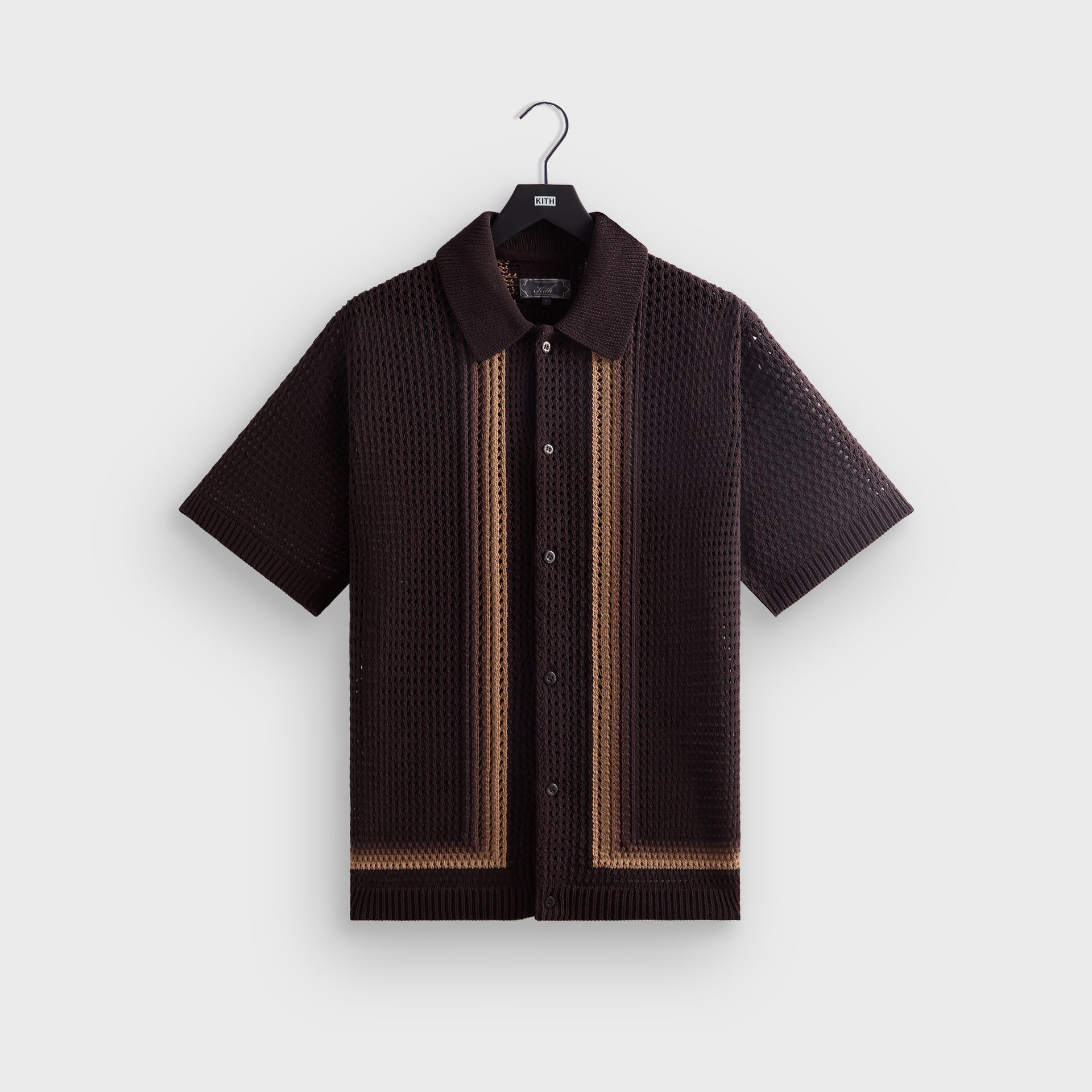 Kith Thompson Crochet Buttondown - Kindling