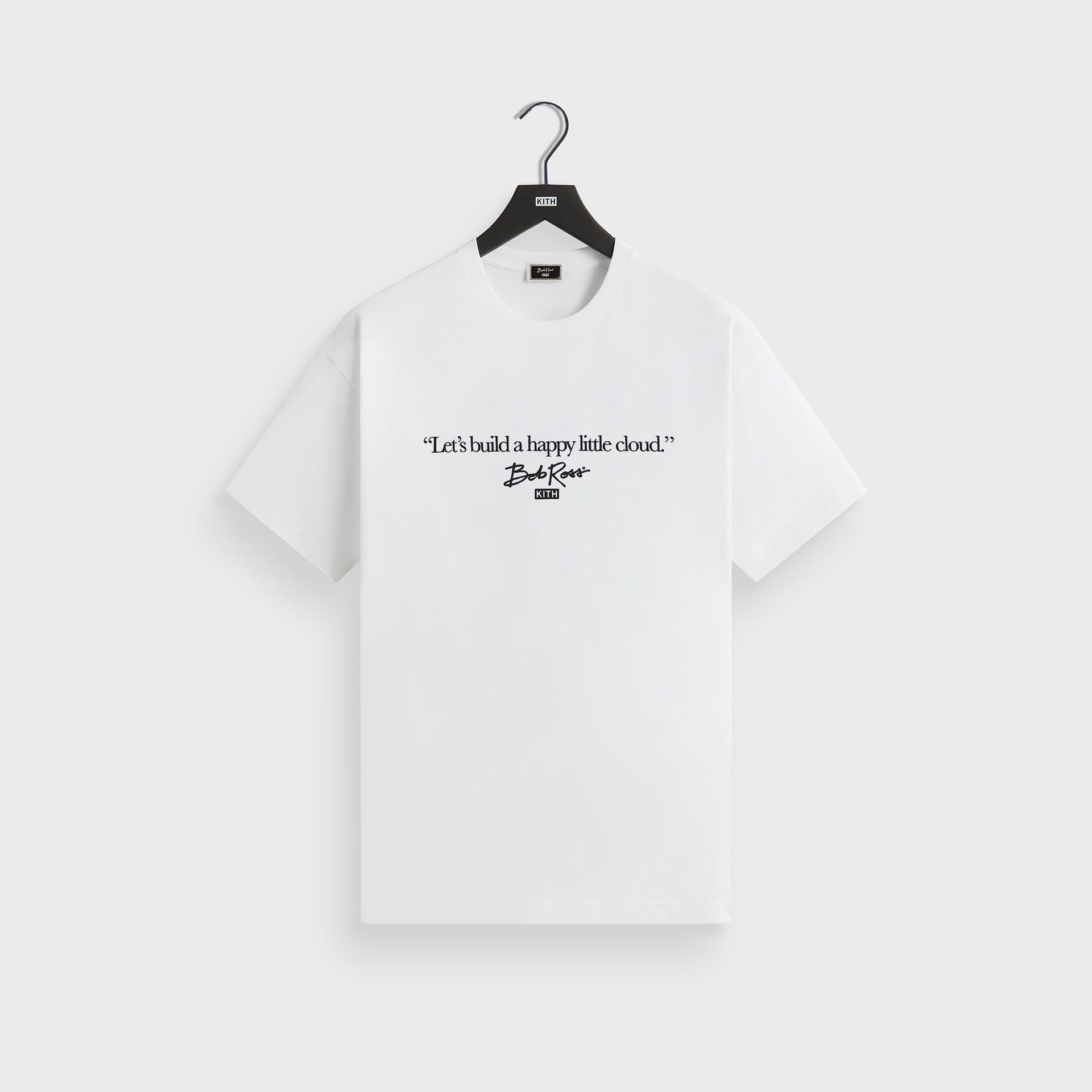 Kith for Bob Ross Happy Clouds Quote Tee - White