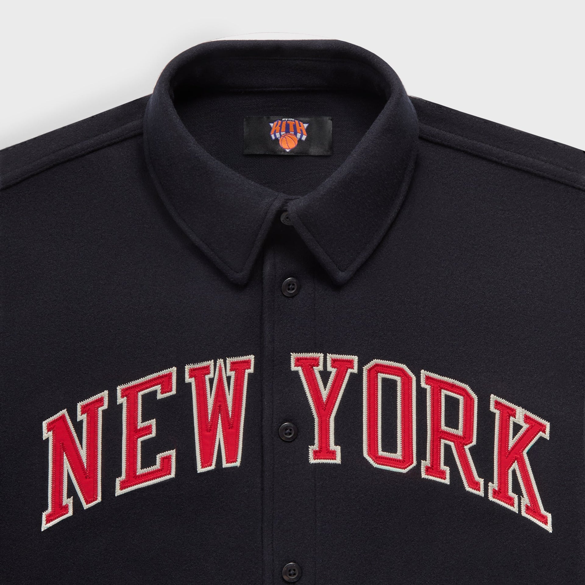 Kith for the New York Knicks Felted Apollo Shirt - Nocturnal