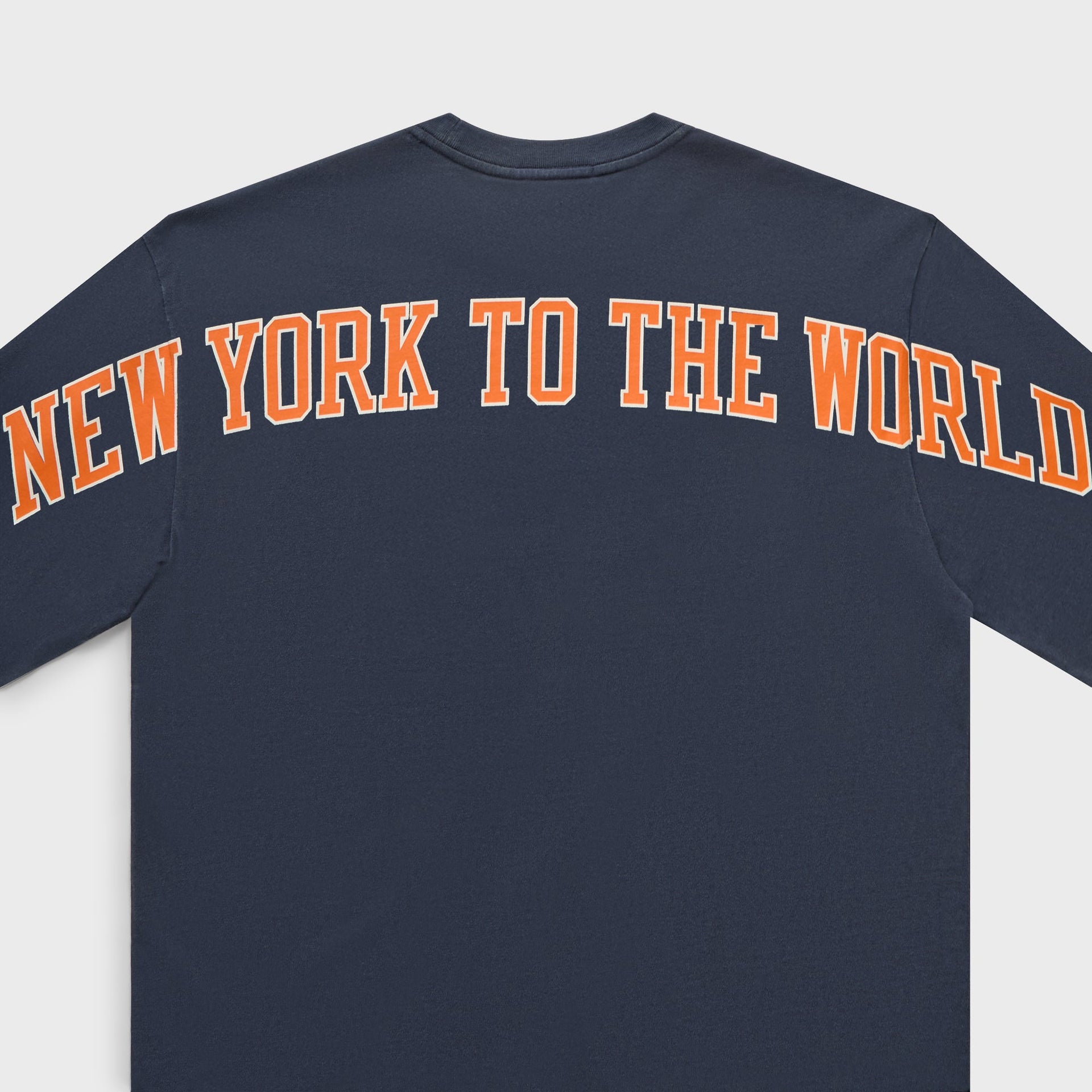 Kith for the New York Knicks Knickerbockers Long Sleeve Quinn Vintage Tee - Nocturnal