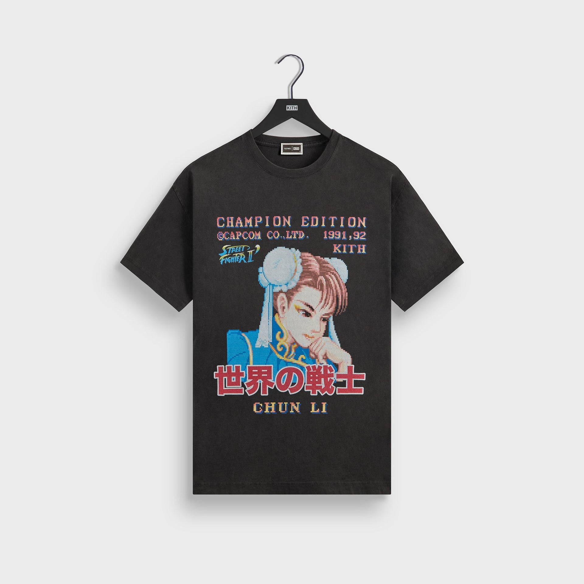 Capcom | Kith Chun Li Champion Edition Vintage Tee - Black