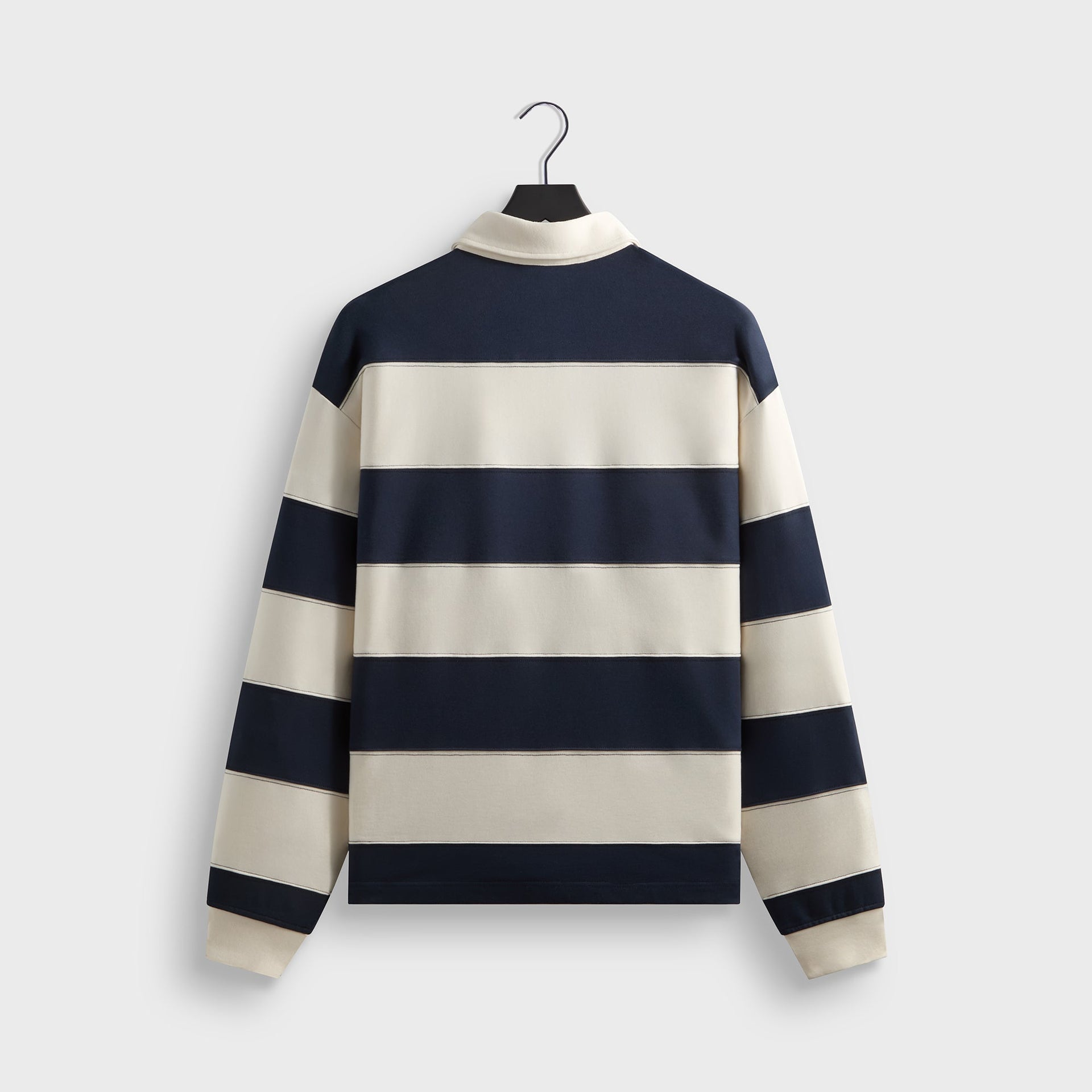 kith.mompact Fleece Striped Rugby - Nocturnal
