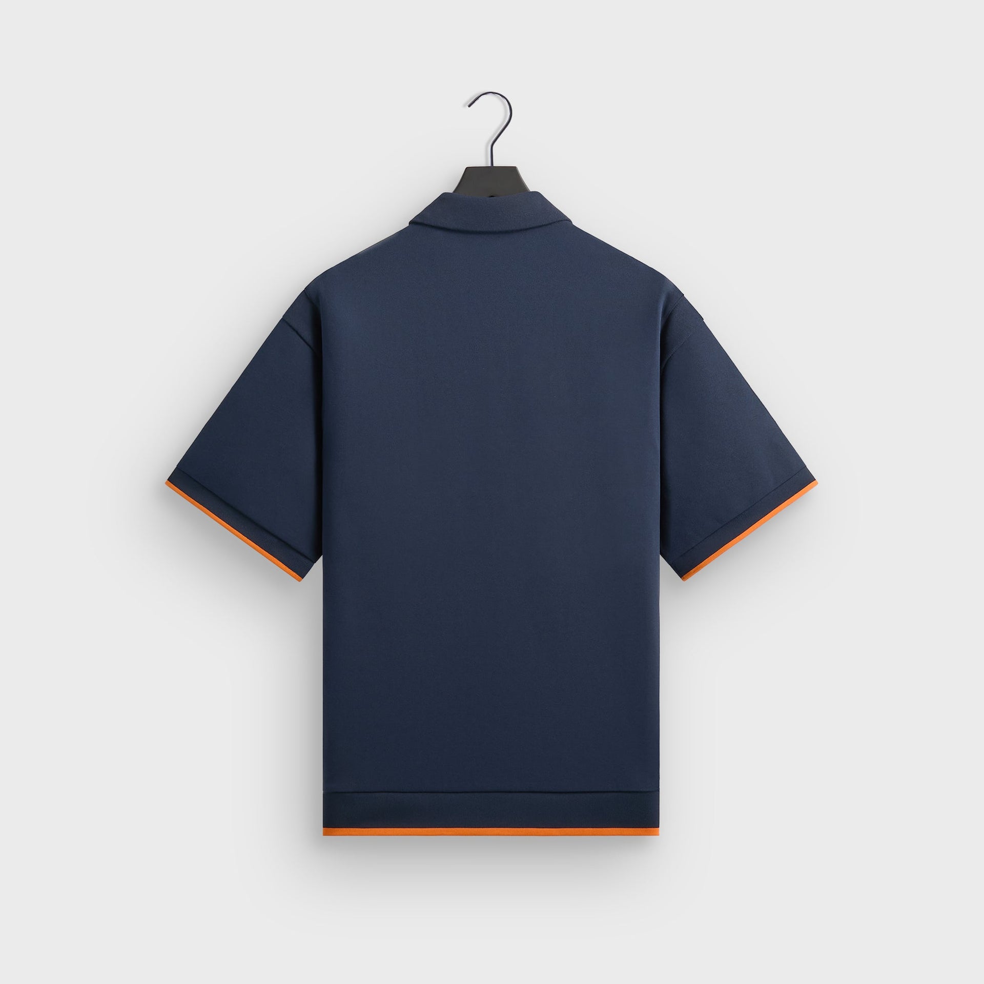 Kith for the New York Knicks Playoffs Zip Front Performance Knit Polo - Nocturnal