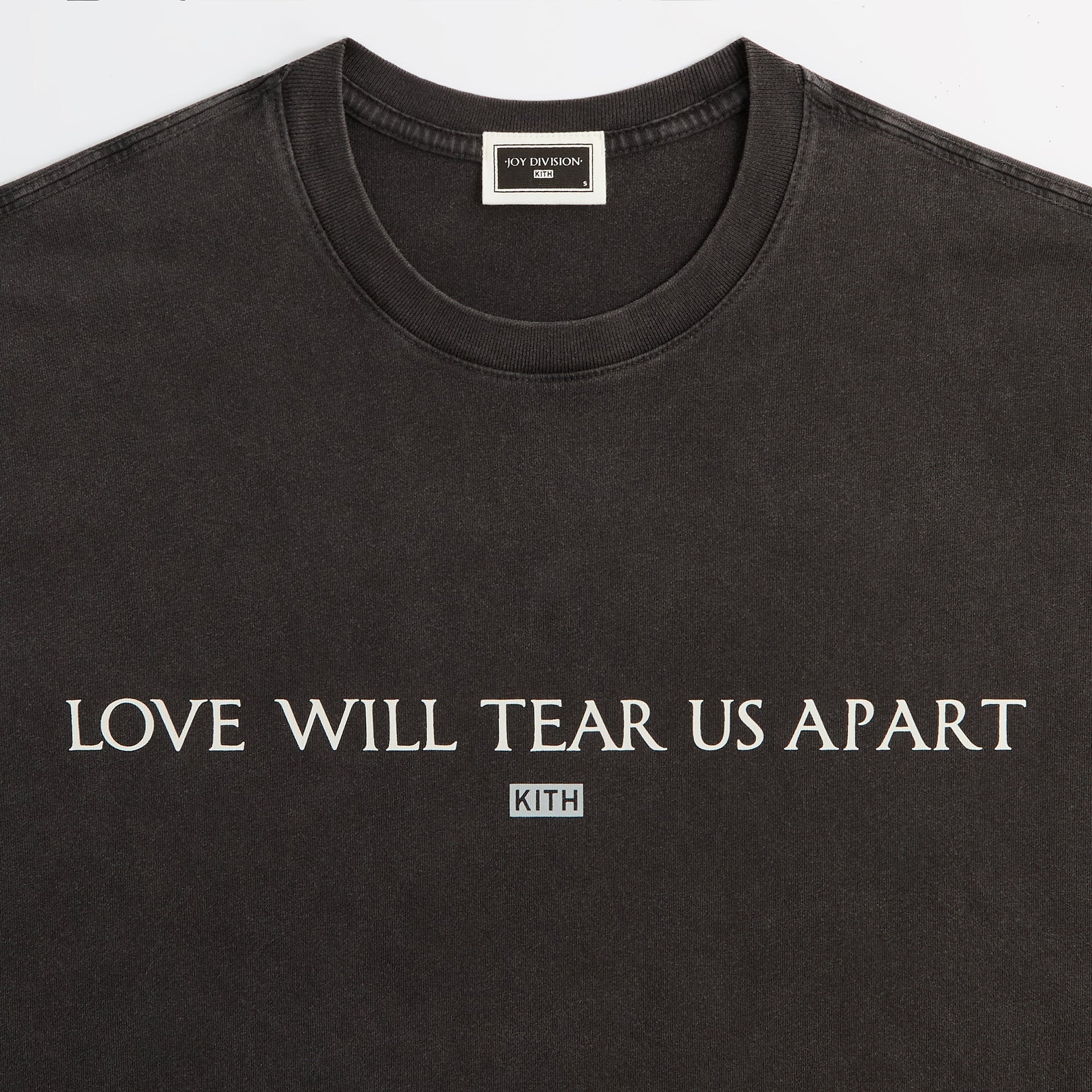Kith Records for Joy Division Love Will Tear Us Apart Vintage Tee - Black