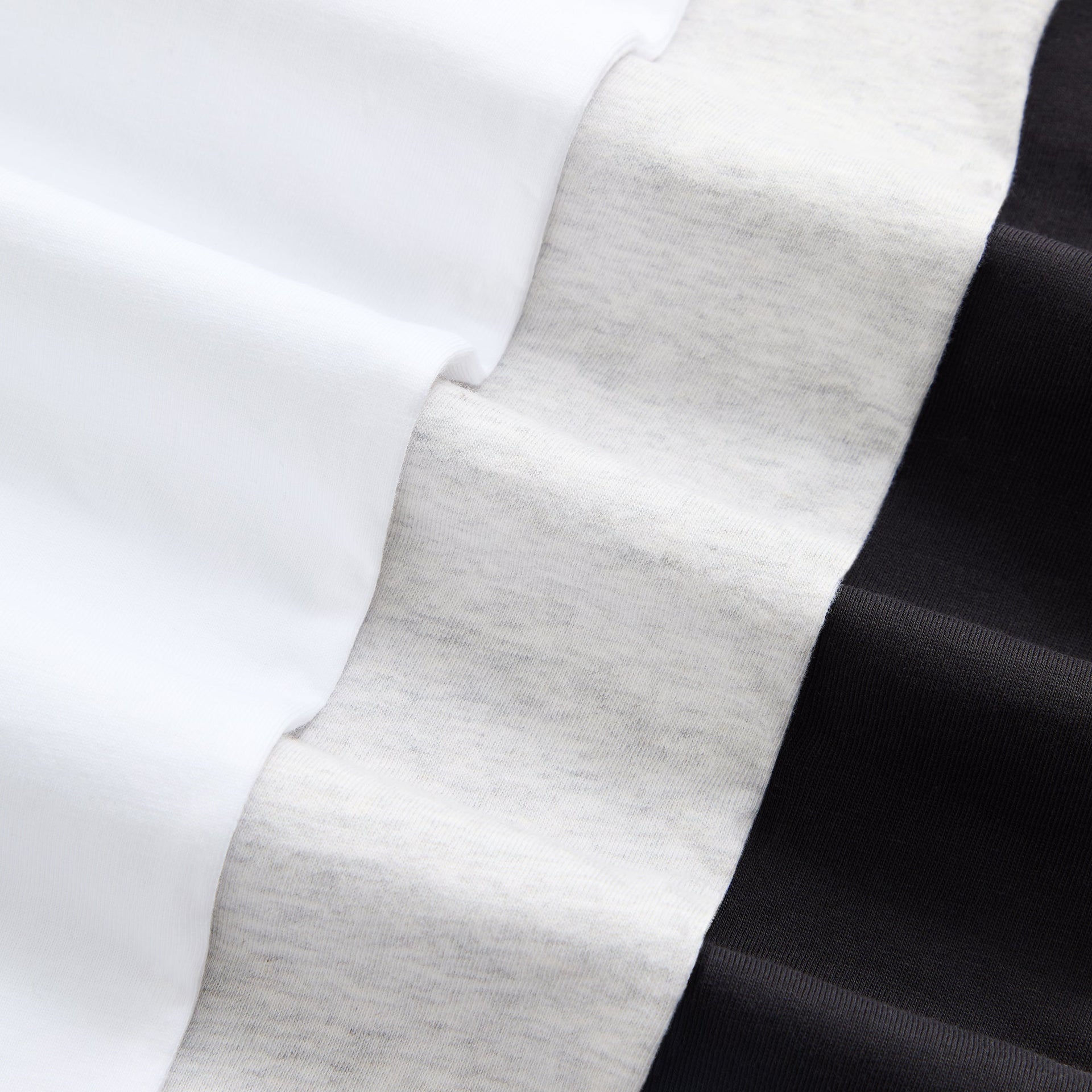 Kith 3-Pack Undershirt - White / Heather Grey / Black