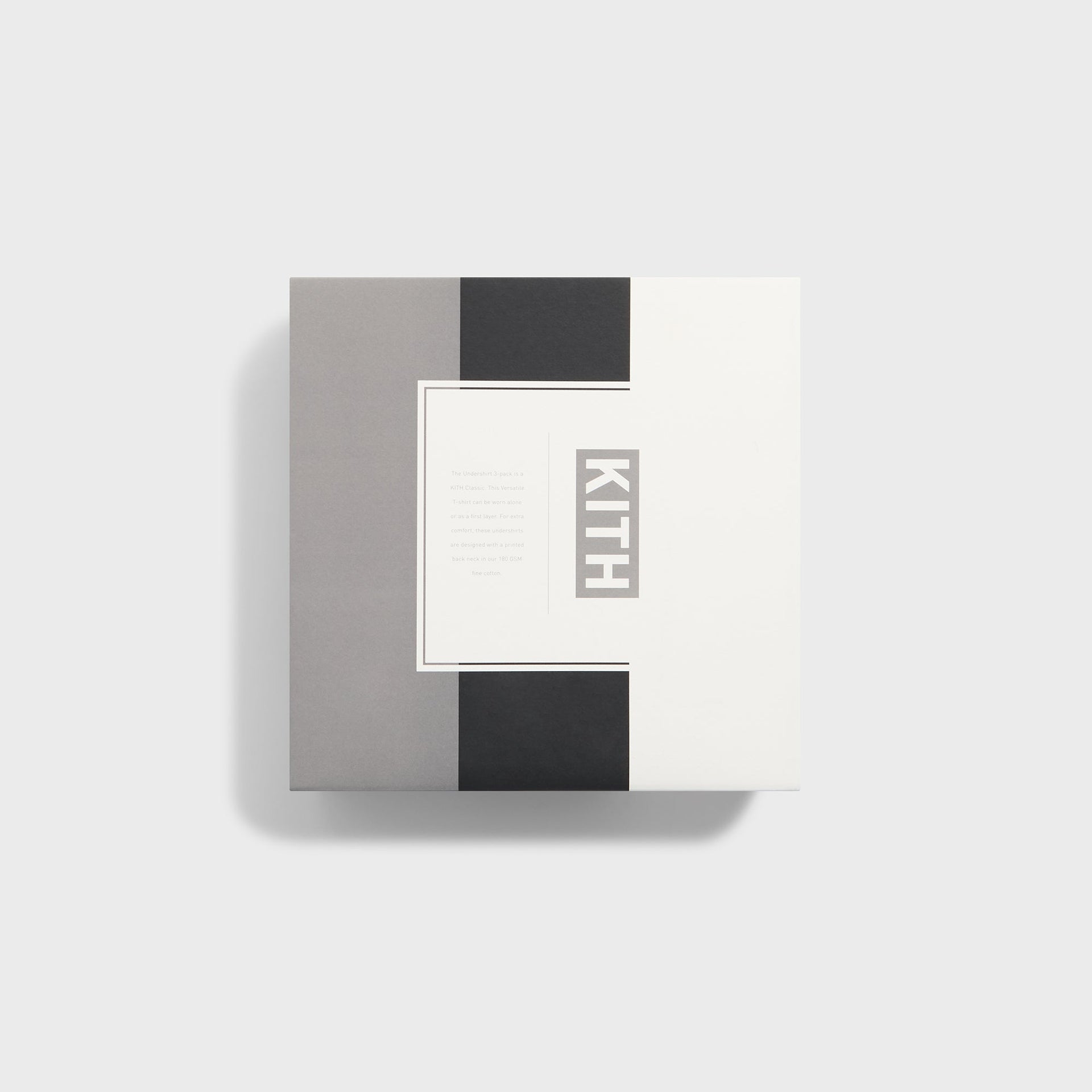 Kith 3-Pack Undershirt - White / Heather Grey / Black