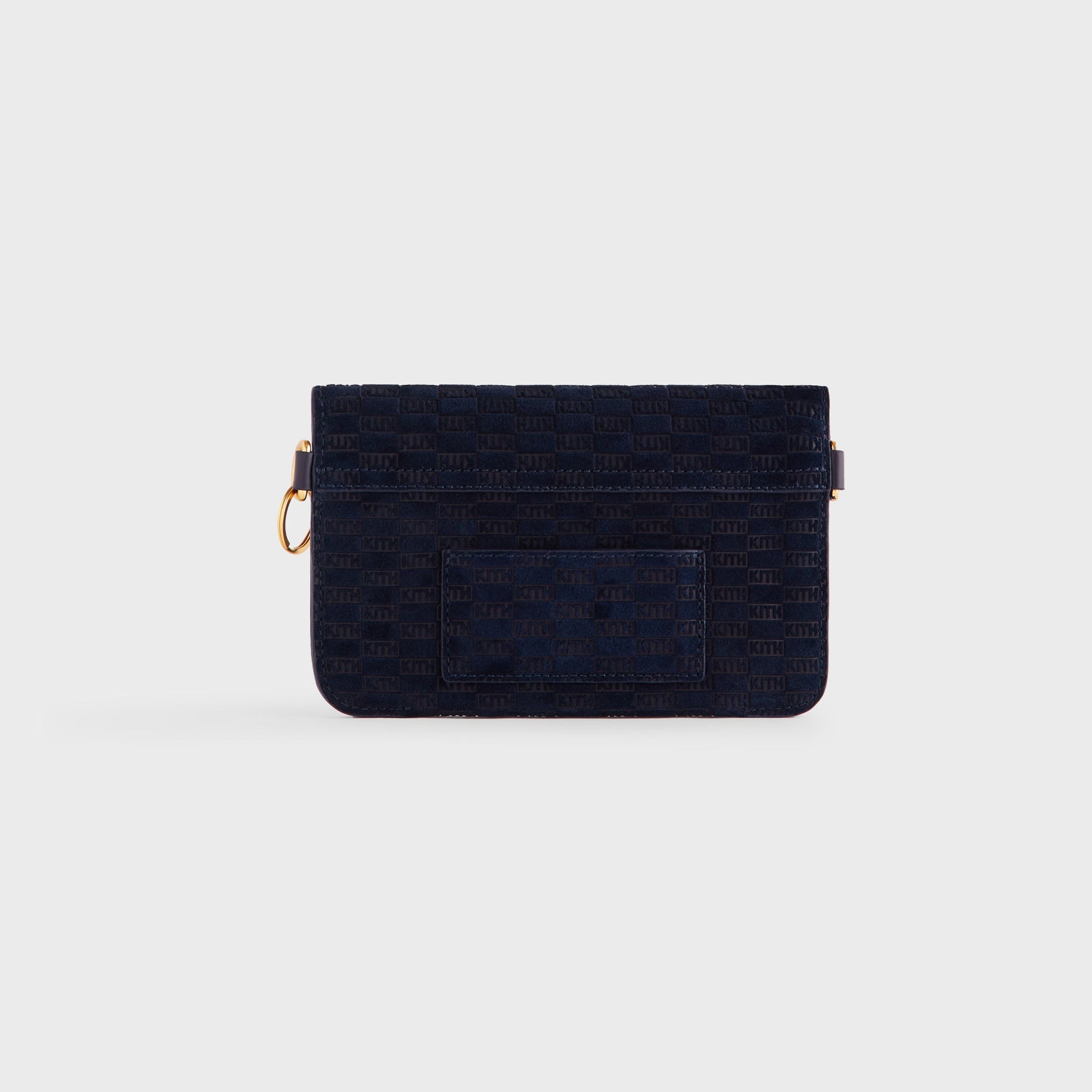 Kith Monogram Suede Envelope K20 Bag - Ink