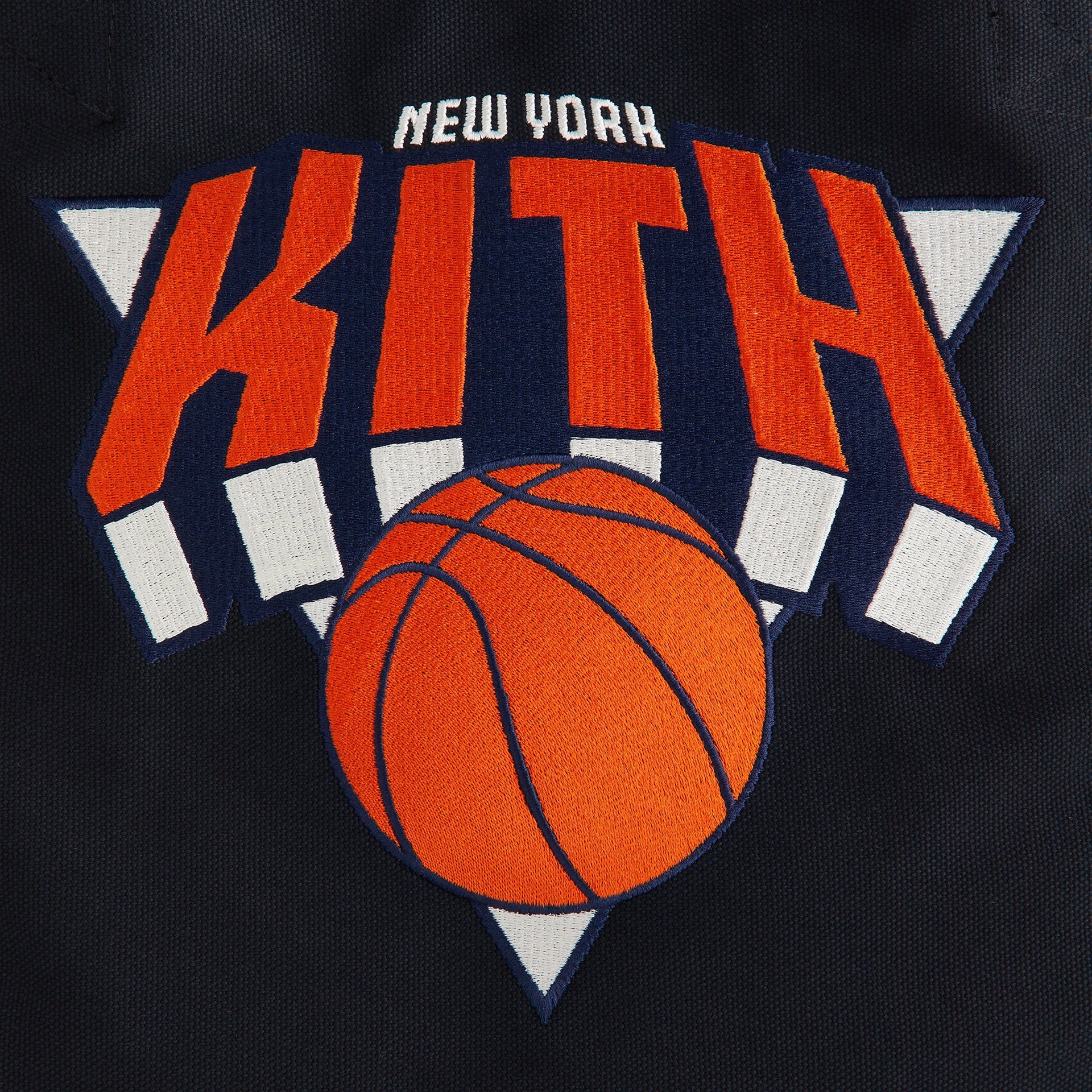 Kith for the New York Knicks Playoffs Canvas Tote - Black