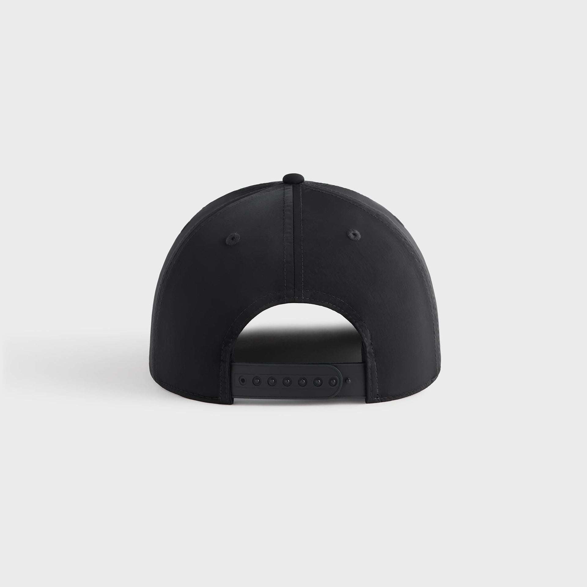 Kith Wrinkle Nylon Bay Low Pinch Crown Snapback - Black