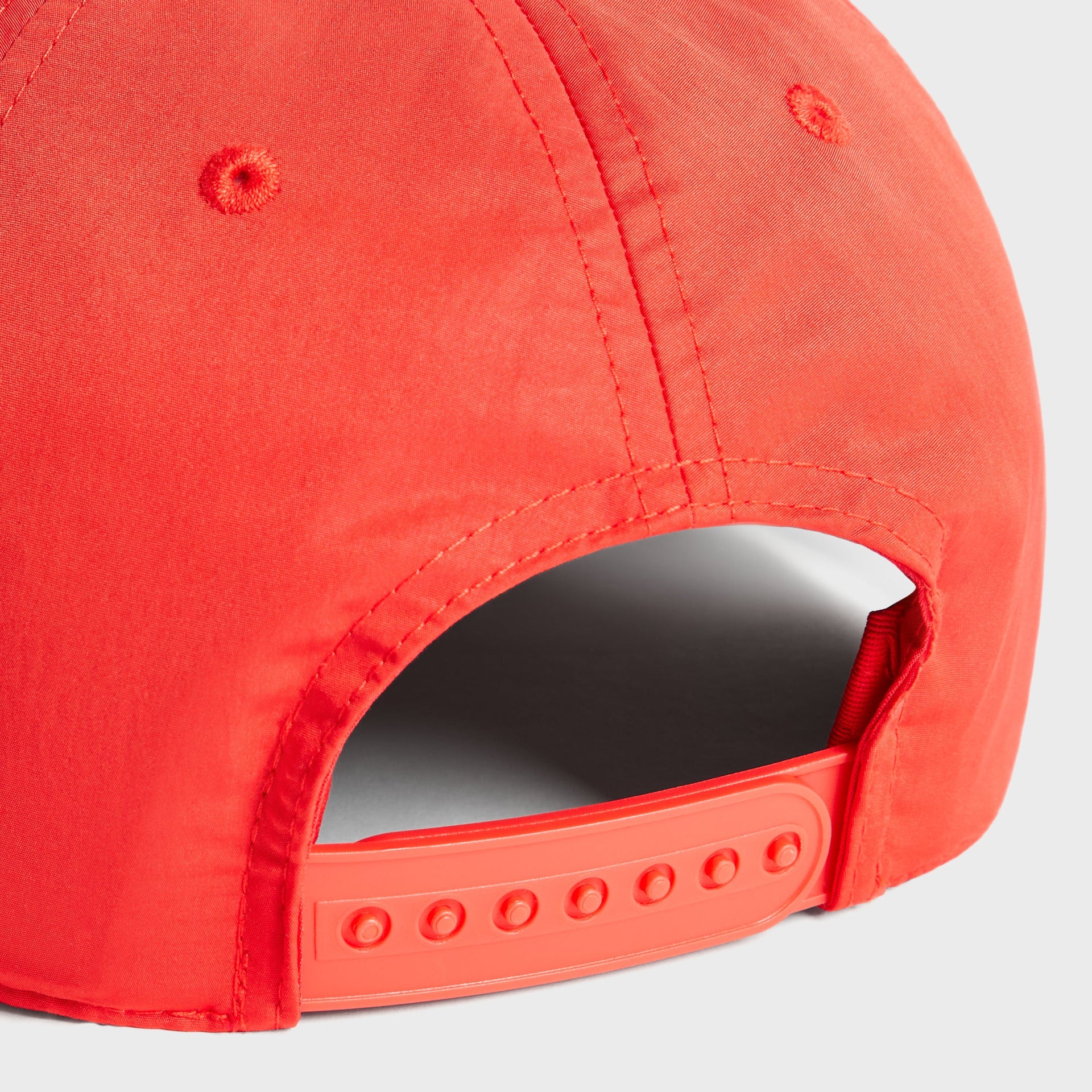 Kith Script Wrinkle Nylon Bay Low Pinch Crown Snapback - Cinnabar