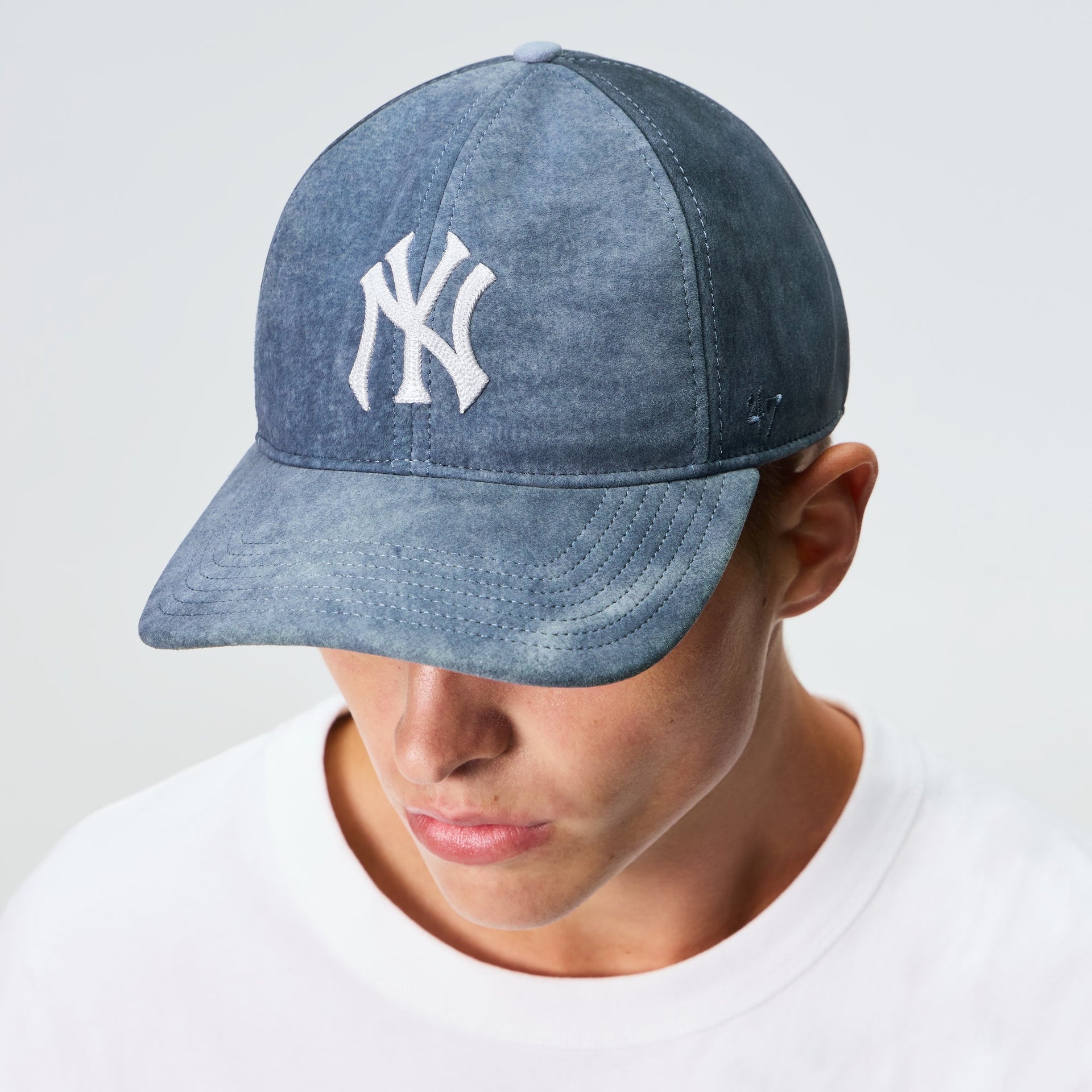 Kith & '47 for the New York Yankees Washed Suede Franchise LS Cap - Torpedo