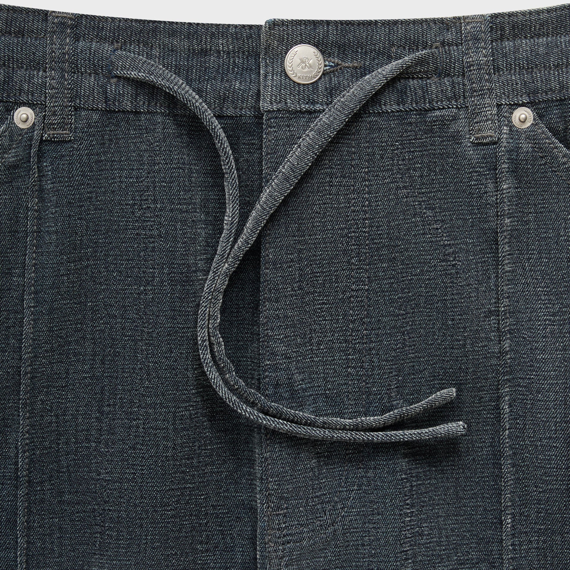 Kith Indigo Velour Zane Cargo Pant - Placid