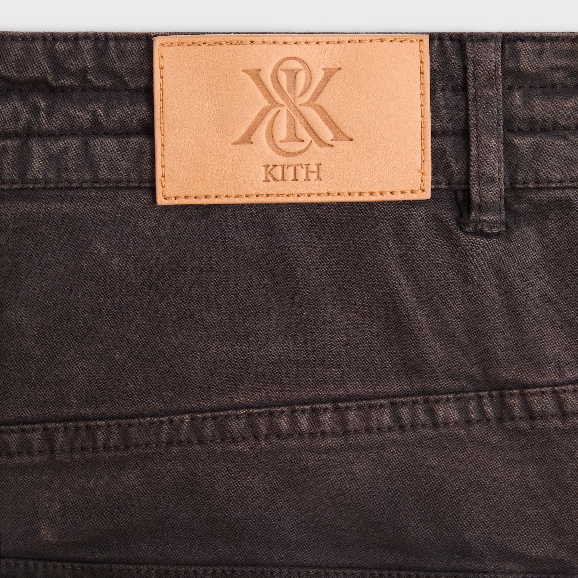 Kith Garment Dyed Zane Cargo Pant - Kindling