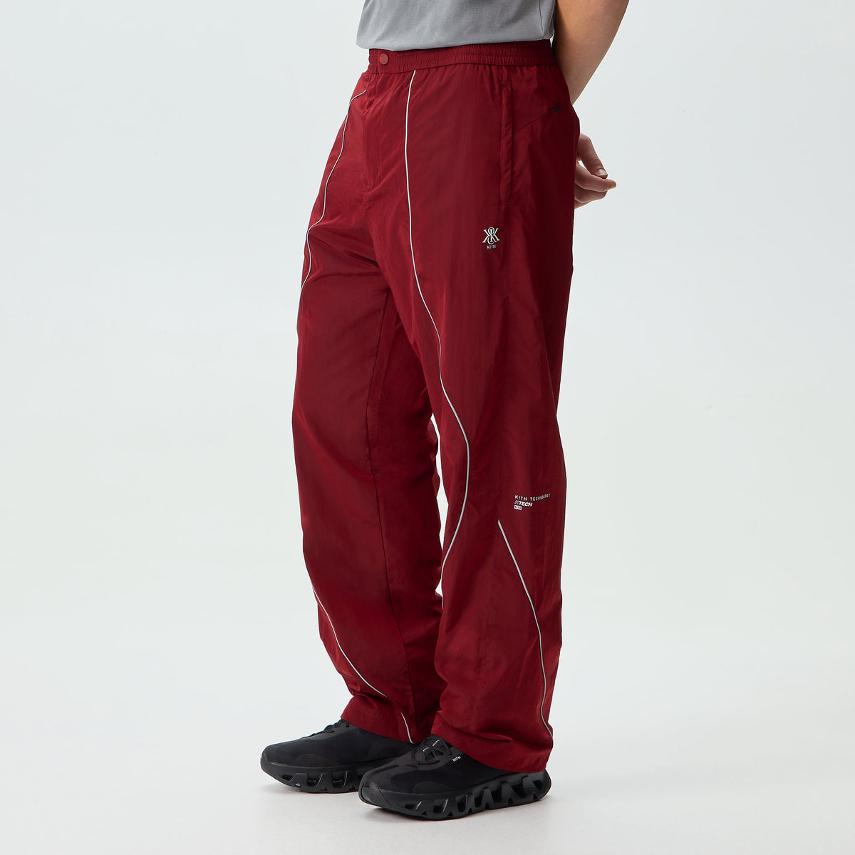 Kith Tech Nylon Seamed Bolt Pant - Magma