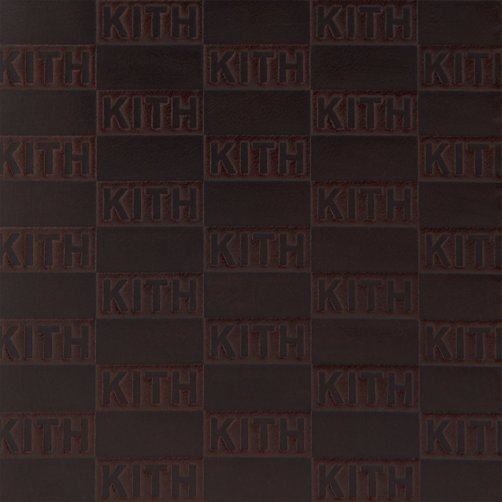 Kith Monogram Leather Bi-Fold Wallet - Incognito
