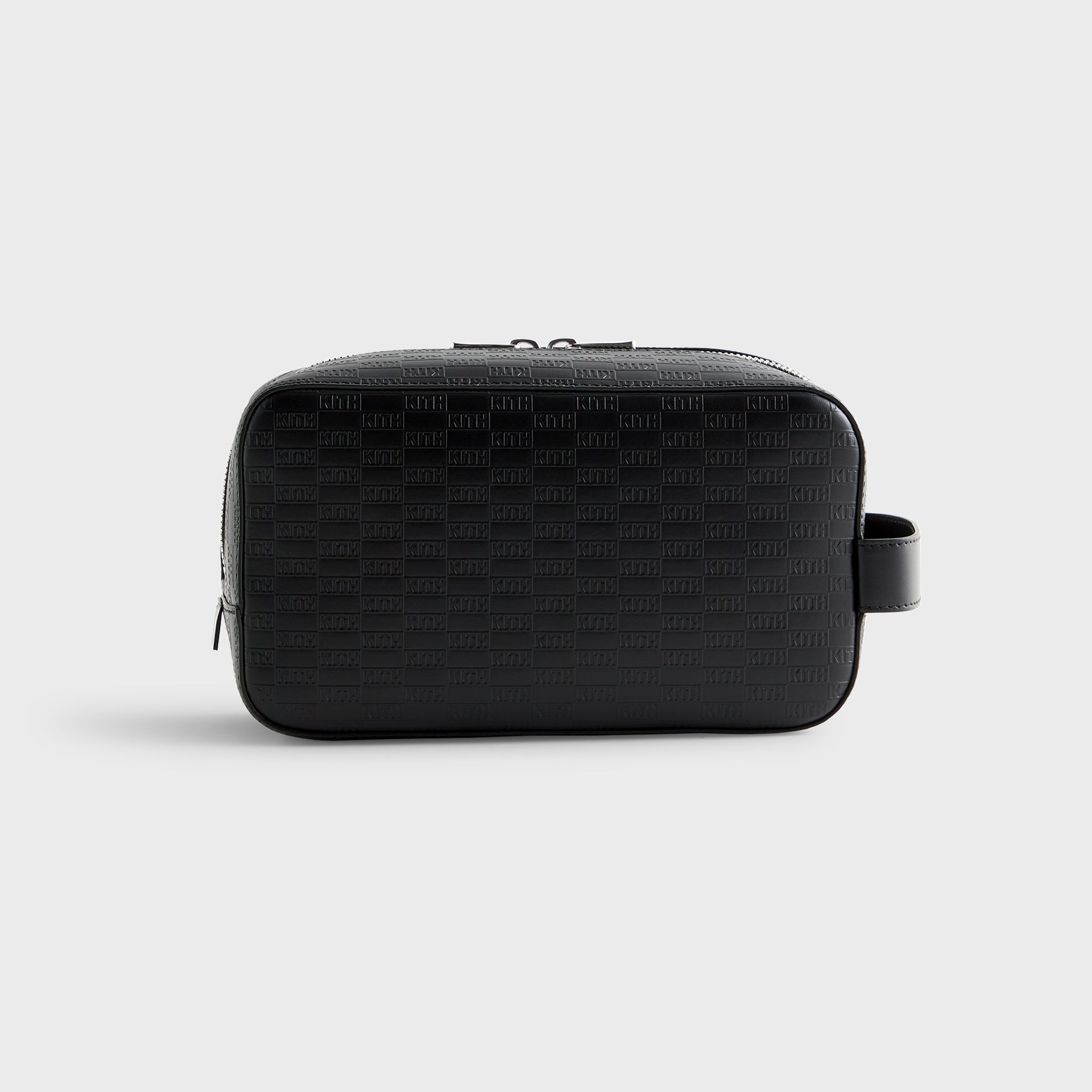 Kith Monogram Leather Dopp Kit - Black