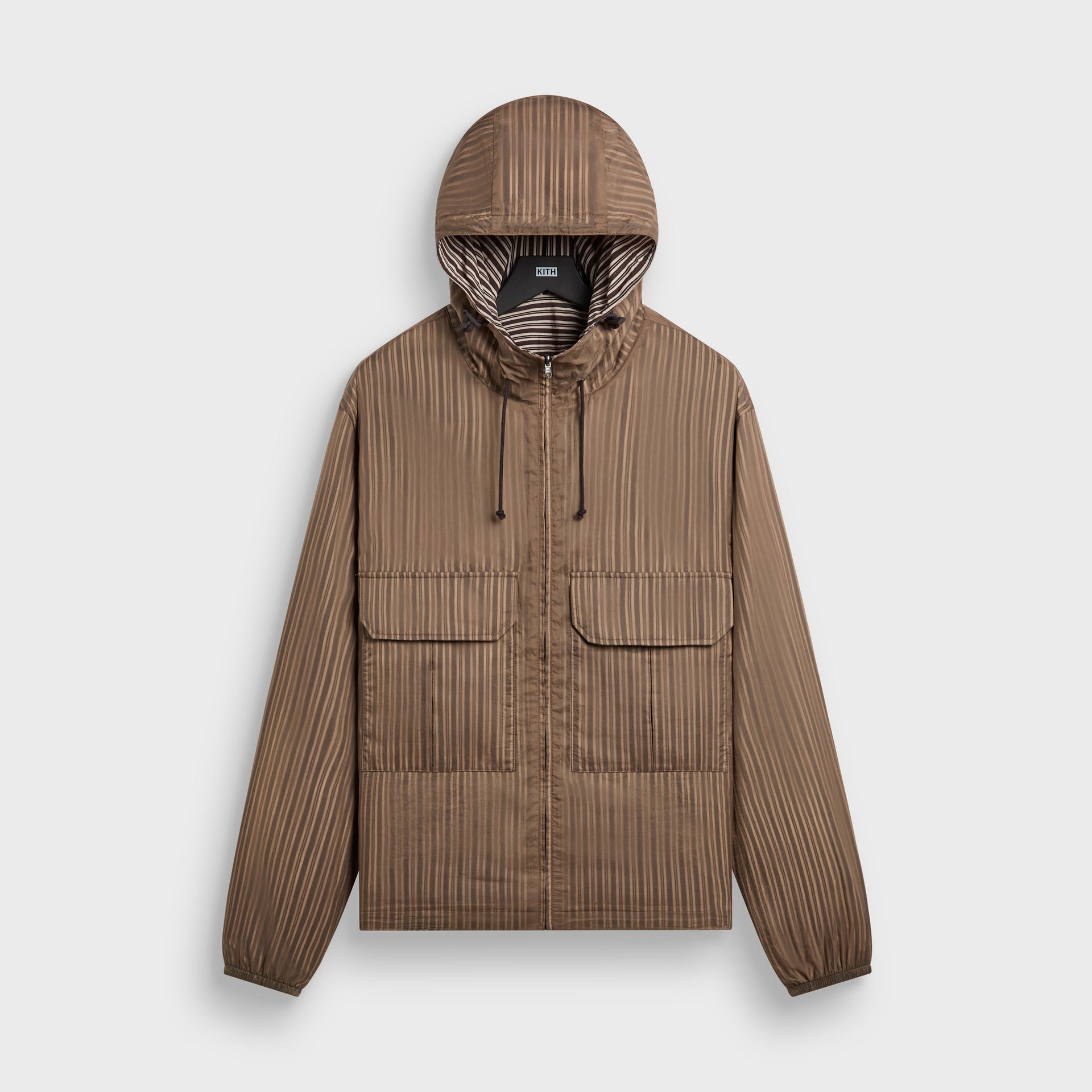 Kith Layered Stripe Raj Jacket - Gobi