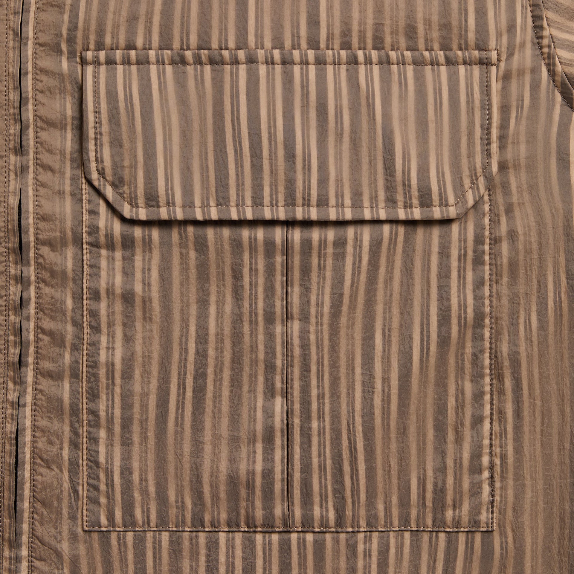 Kith Layered Stripe Raj Jacket - Gobi