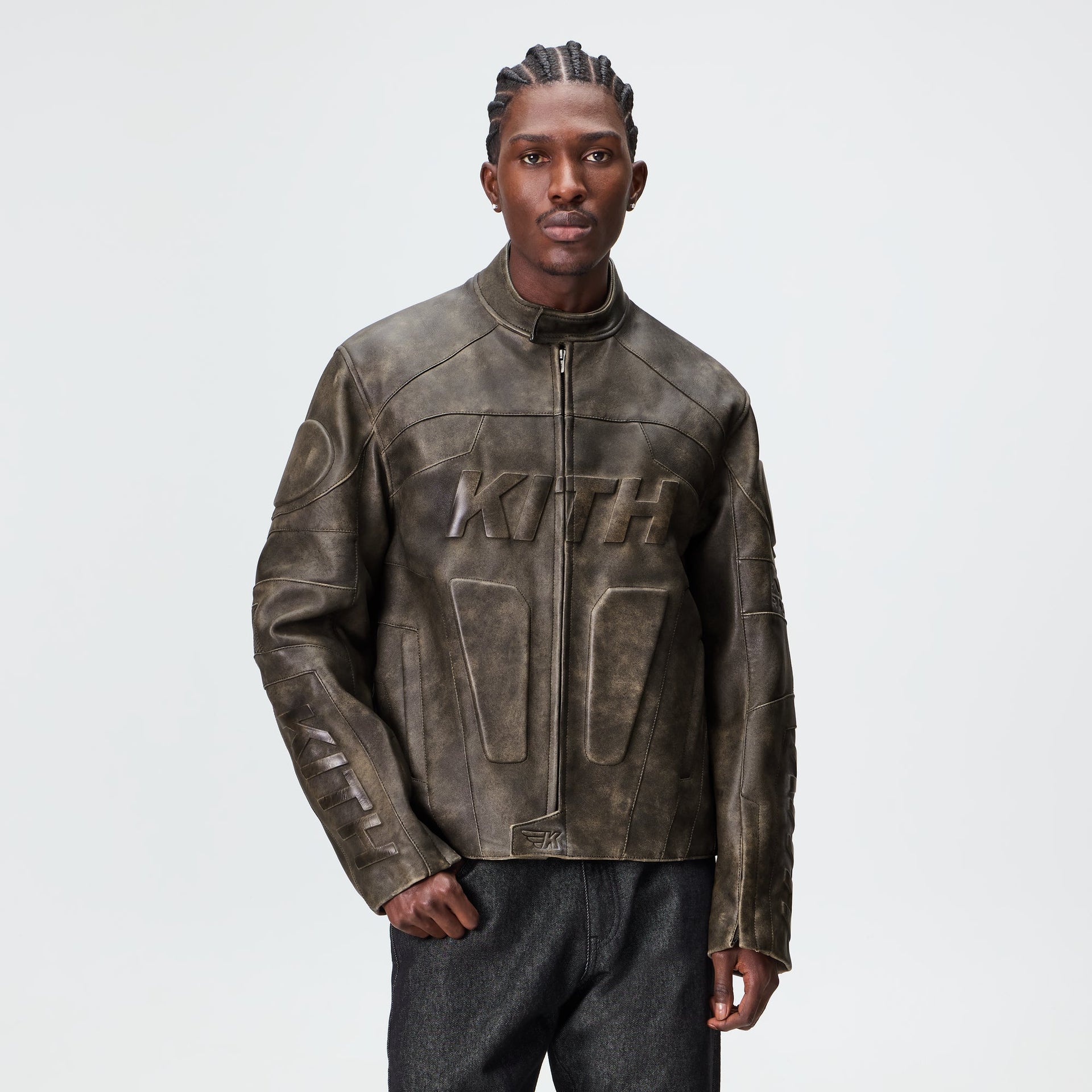 Kith Vintage Leather Wayne Moto Jacket - Clever