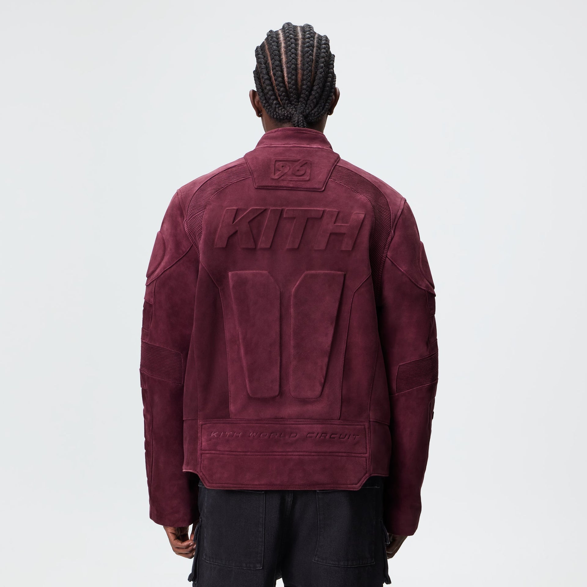 Kith Suede Wayne Moto Jacket - Magma - PH