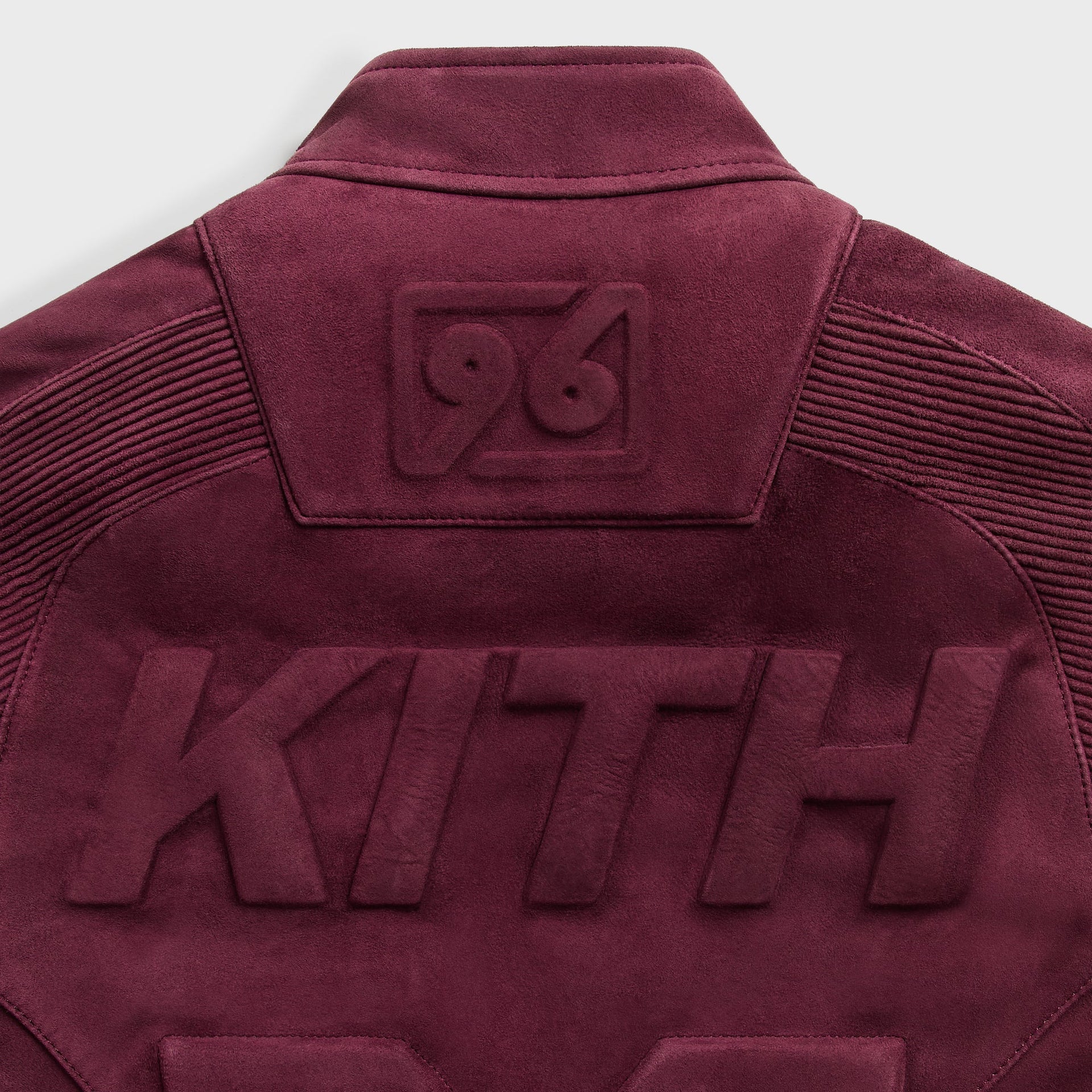 Kith Suede Wayne Moto Jacket - Magma