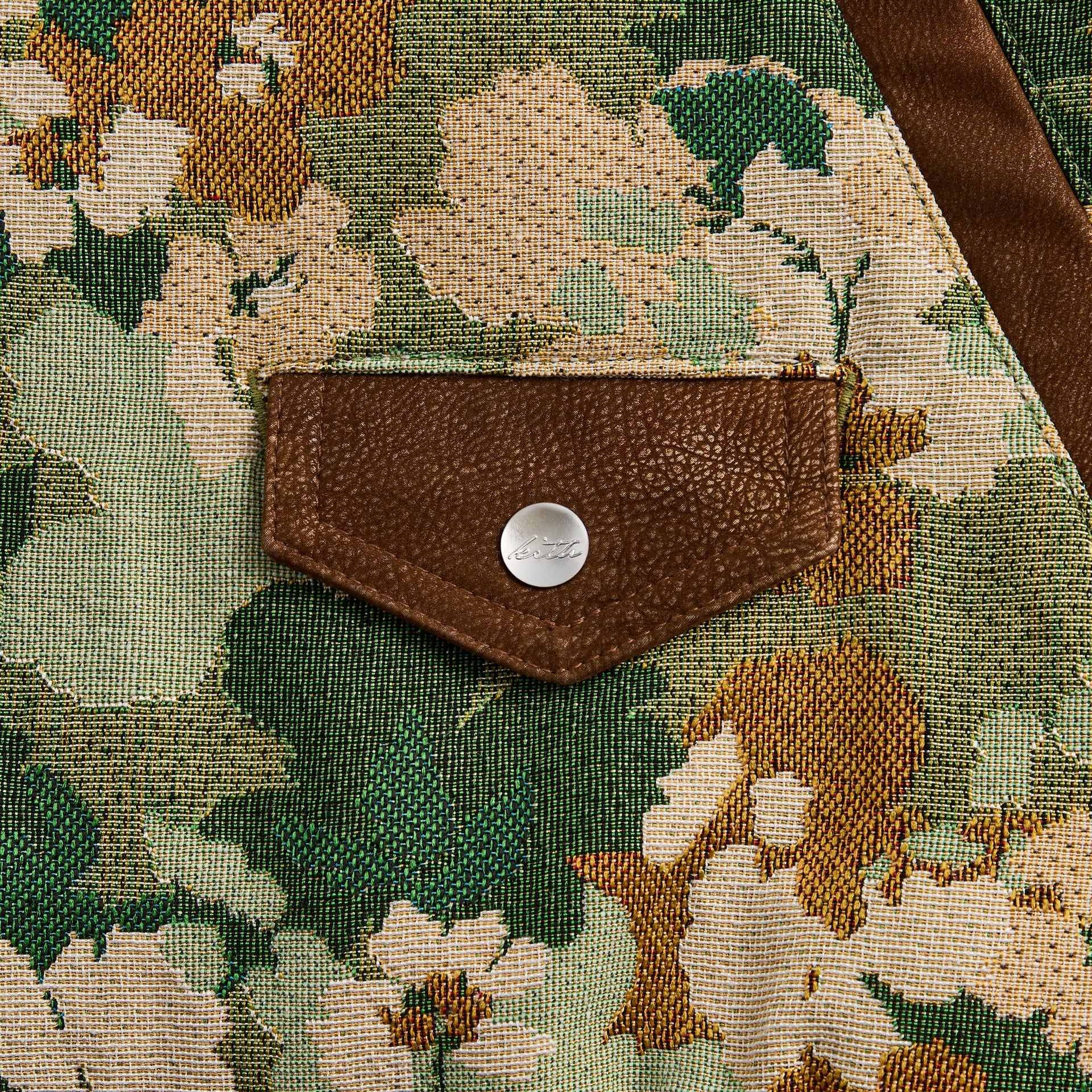 Kith Camo Floral Tapestry Cassius Jacket - Sage