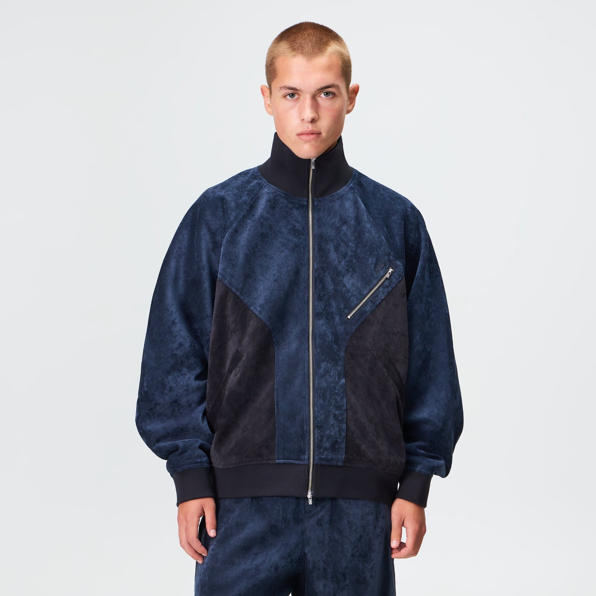 Kith Sueded Velour William Track Jacket - Nocturnal - PH