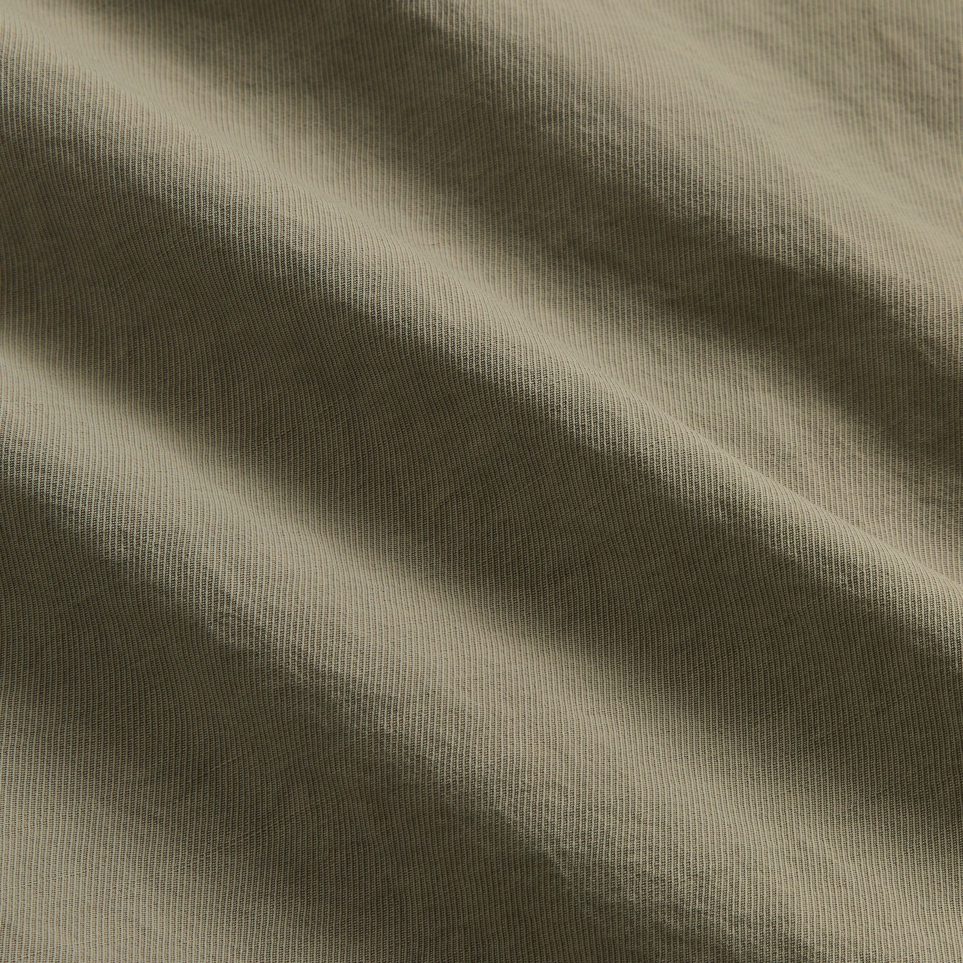&Kin Nikolai Cropped Trench detail, Scene sage washed twill fabric texture